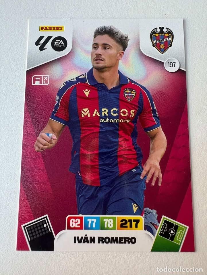 Cromos de f&uacute;tbol: Carta Iv&aacute;n Romero Levante 197 Adrenalyn 2025-26