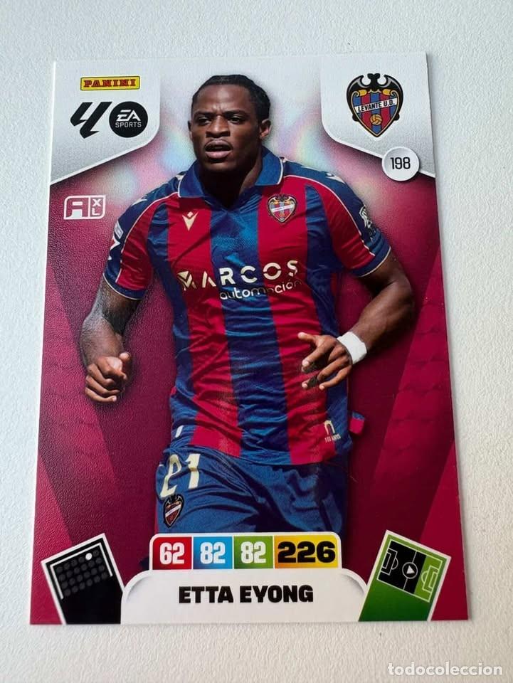 Cromos de f&uacute;tbol: Carta Etta Eyoung Levante 198 Adrenalyn 2025-26