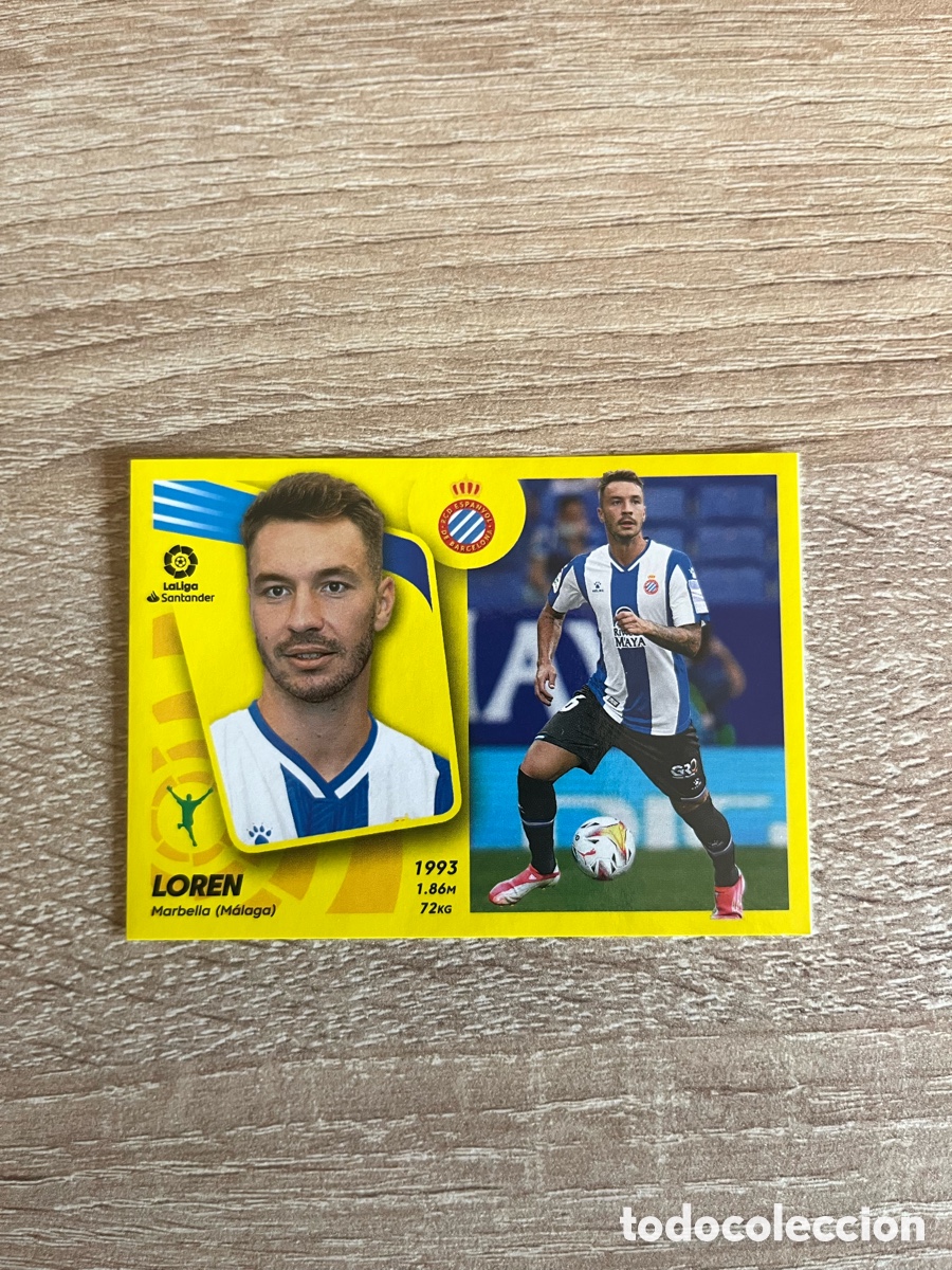 Cromos de f&uacute;tbol: 50 LOREN &Uacute;LTIMOS FICHAJES LIGA ESTE EDICIONES ESTE 2021 2022 21 22 ESPA&Ntilde;OL ESPANYOL