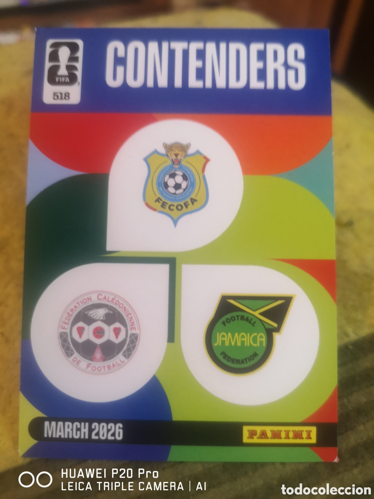 Cromos de f&uacute;tbol: ADRENALYN XL FIFA WORLD CUP 2026 CONTENDERS 518