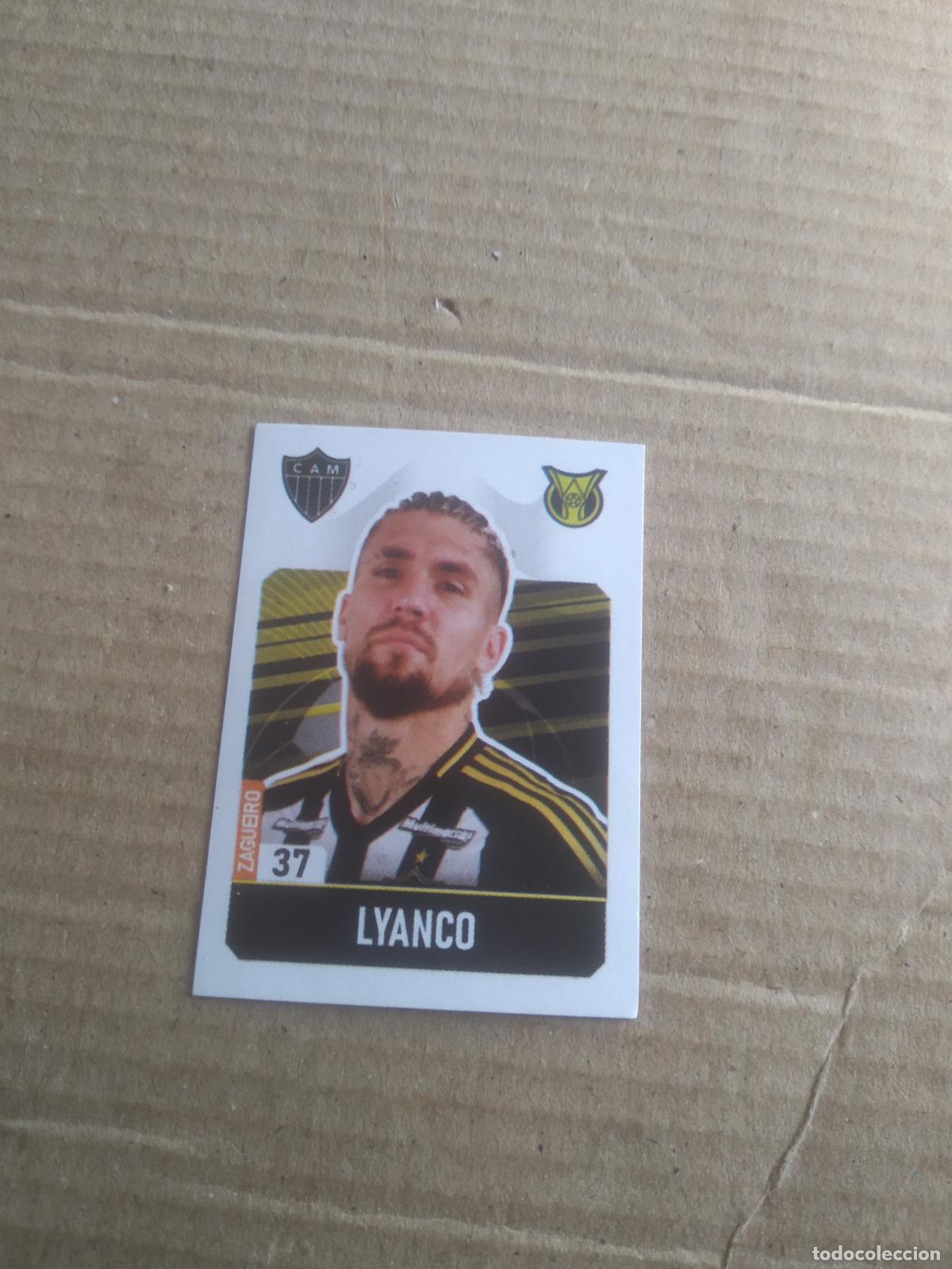 Cromos de f&uacute;tbol: 37 LYANCO atletico mineiro CROMO FUTBOL LIGA BRASIL BRASILEIRAO