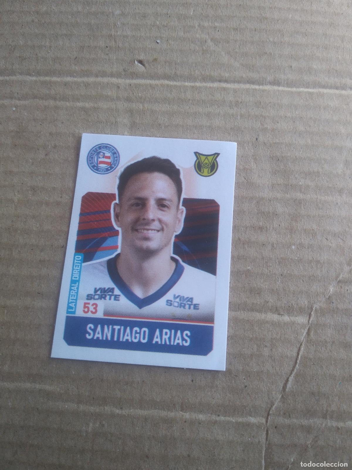 Cromos de f&uacute;tbol: 53 SANTIAGO ARIAS BAHIA CROMO FUTBOL LIGA BRASIL BRASILEIRAO
