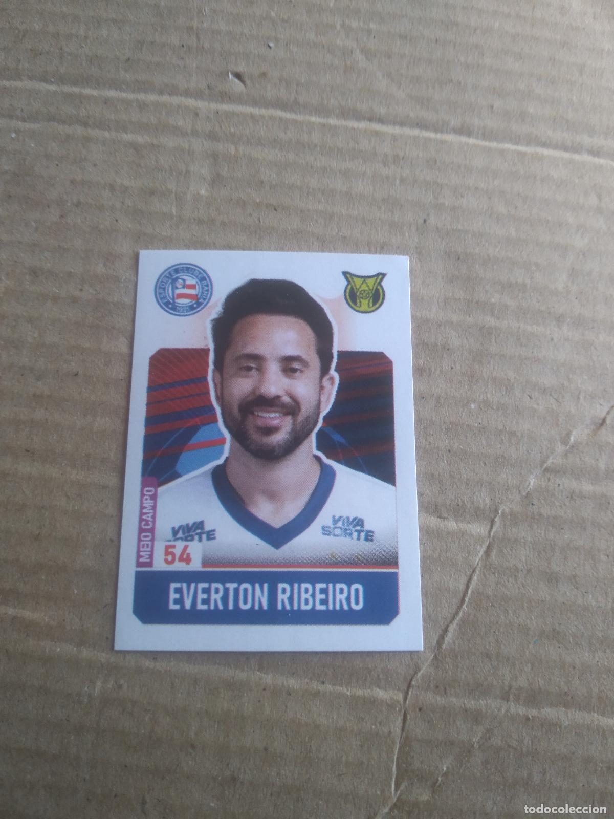 Cromos de f&uacute;tbol: 54 EVERTON RIBEIRO BAHIA CROMO FUTBOL LIGA BRASIL BRASILEIRAO