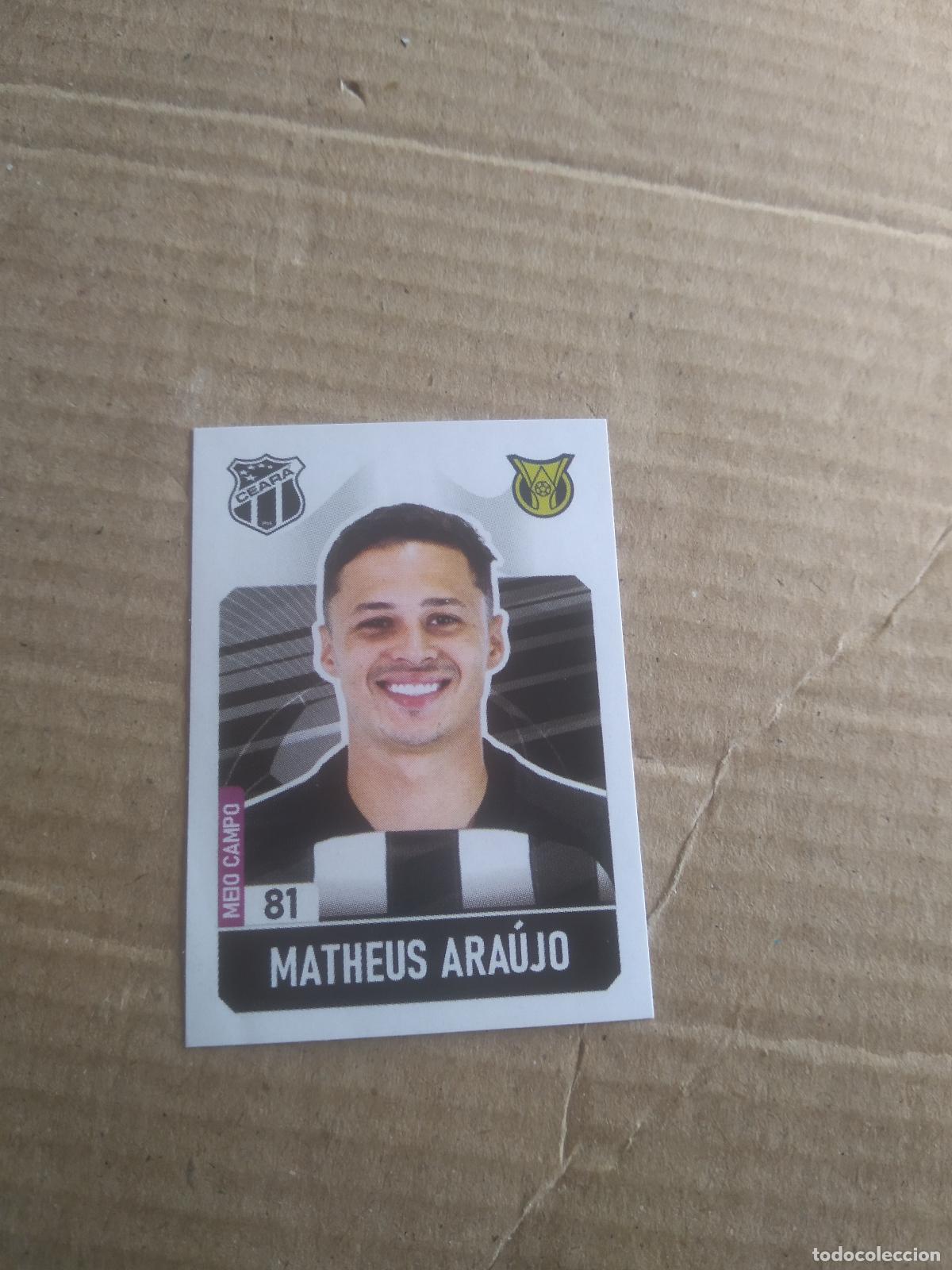 Cromos de f&uacute;tbol: 81 MATHEUS ARAUJO CEARA CROMO FUTBOL LIGA BRASIL BRASILEIRAO