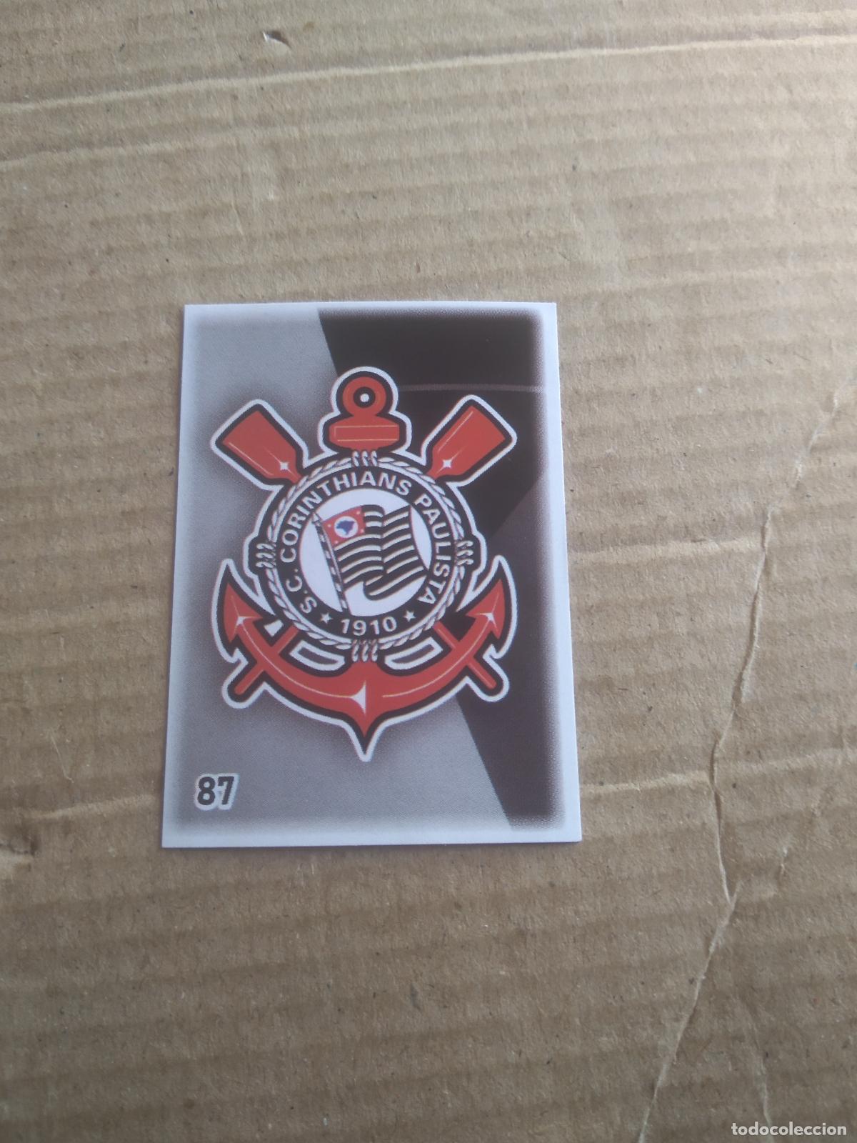 Cromos de f&uacute;tbol: 87 ESCUDO CORINTHIANS CROMO FUTBOL LIGA BRASIL BRASILEIRAO