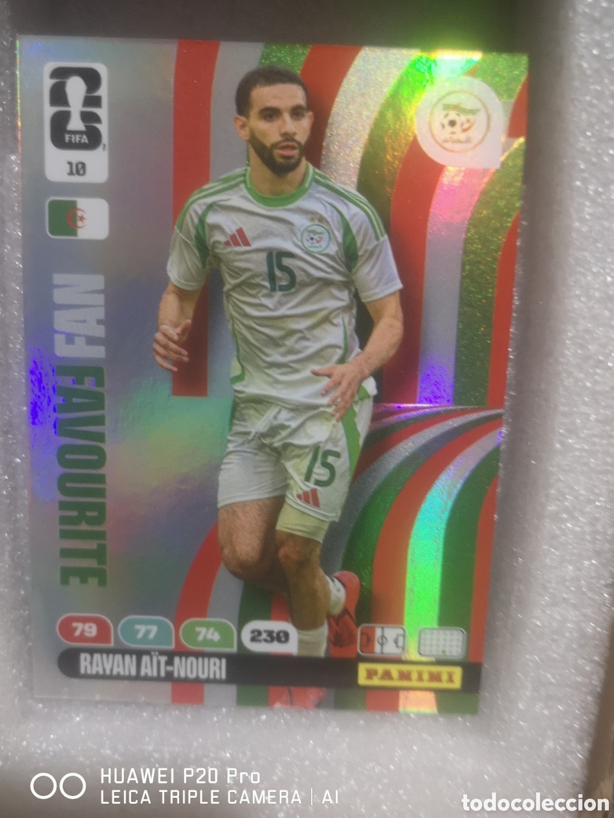 Cromos de f&uacute;tbol: ADRENALYN XL FIFA WORLD CUP 2026 FAN FAVOURITE RAYAN AIT NOURI 10 ARGELIA