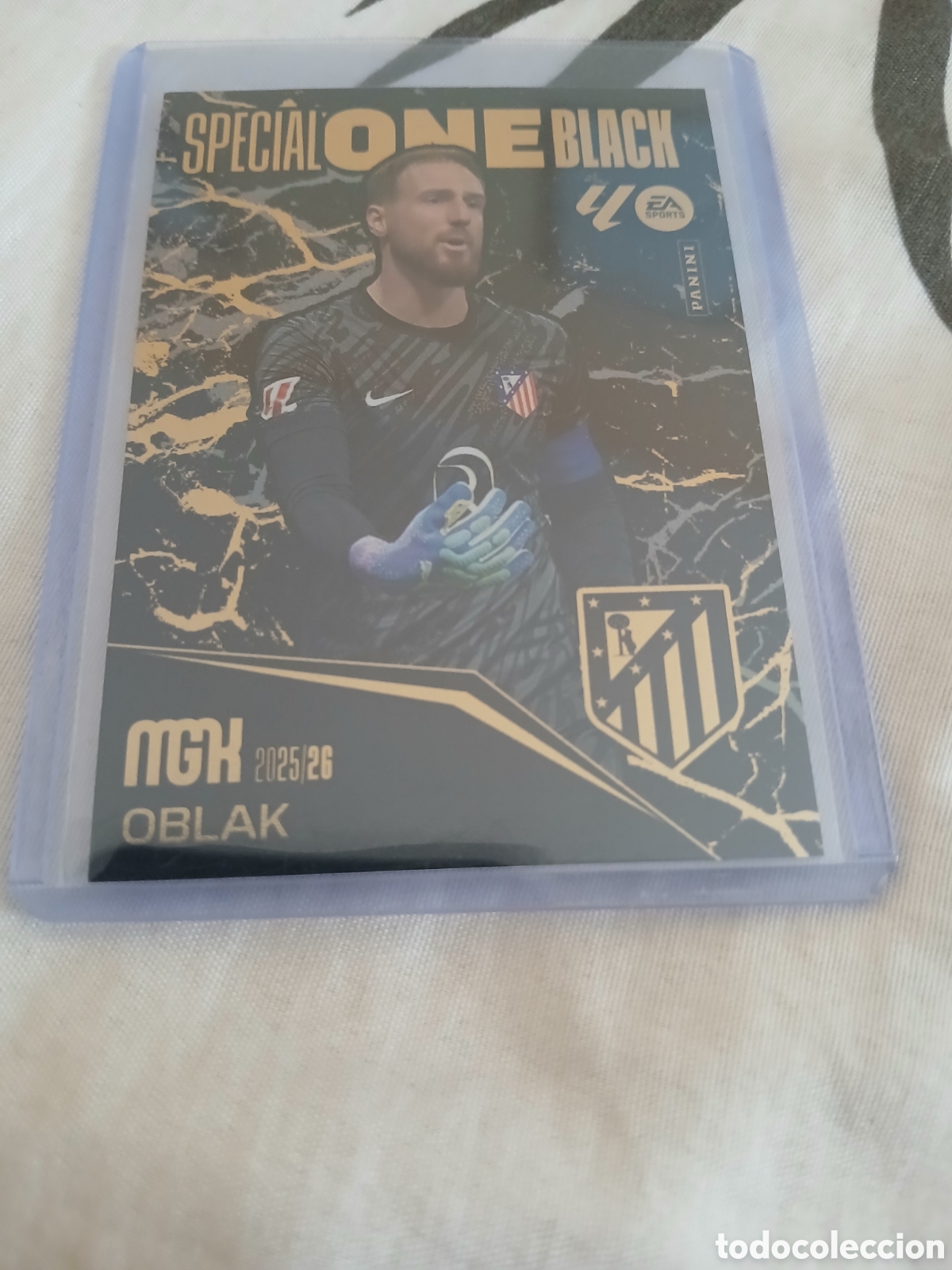 Cromos de f&uacute;tbol: Special one black Oblak