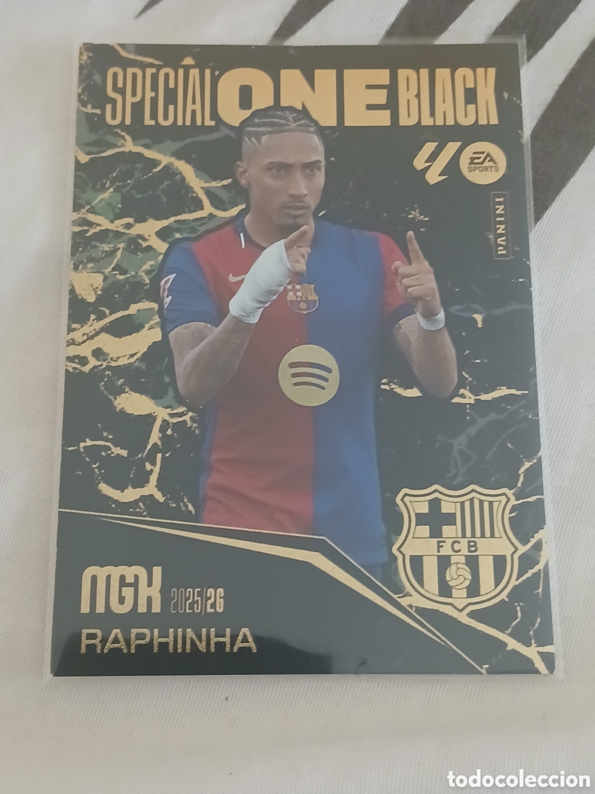 Cromos de f&uacute;tbol: Special one black raphinha