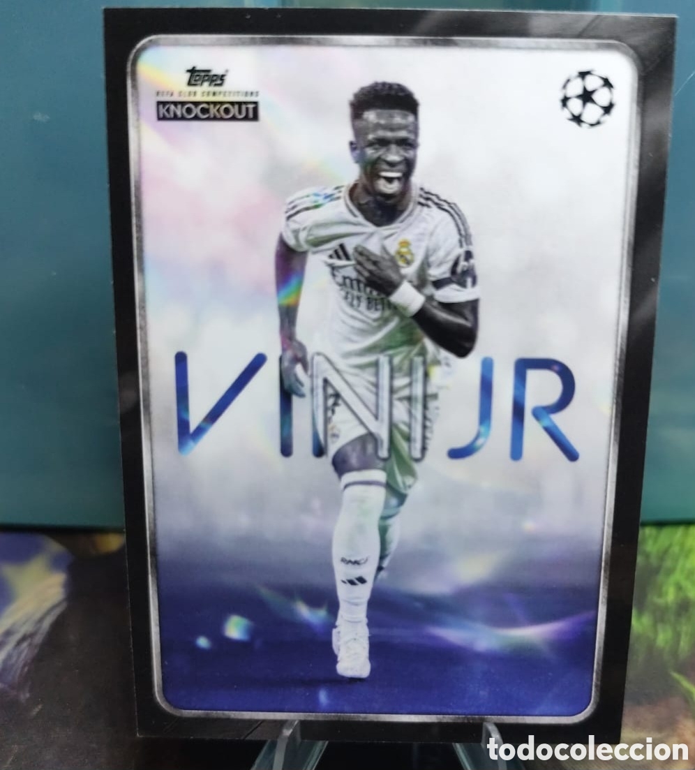 Cromos de f&uacute;tbol: Vini Jr topps knockaut