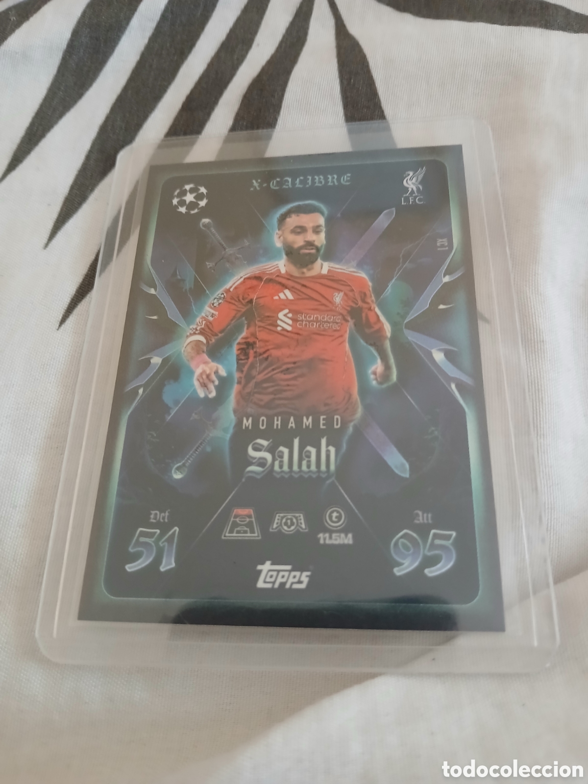 Cromos de f&uacute;tbol: Salah electrix Match attax