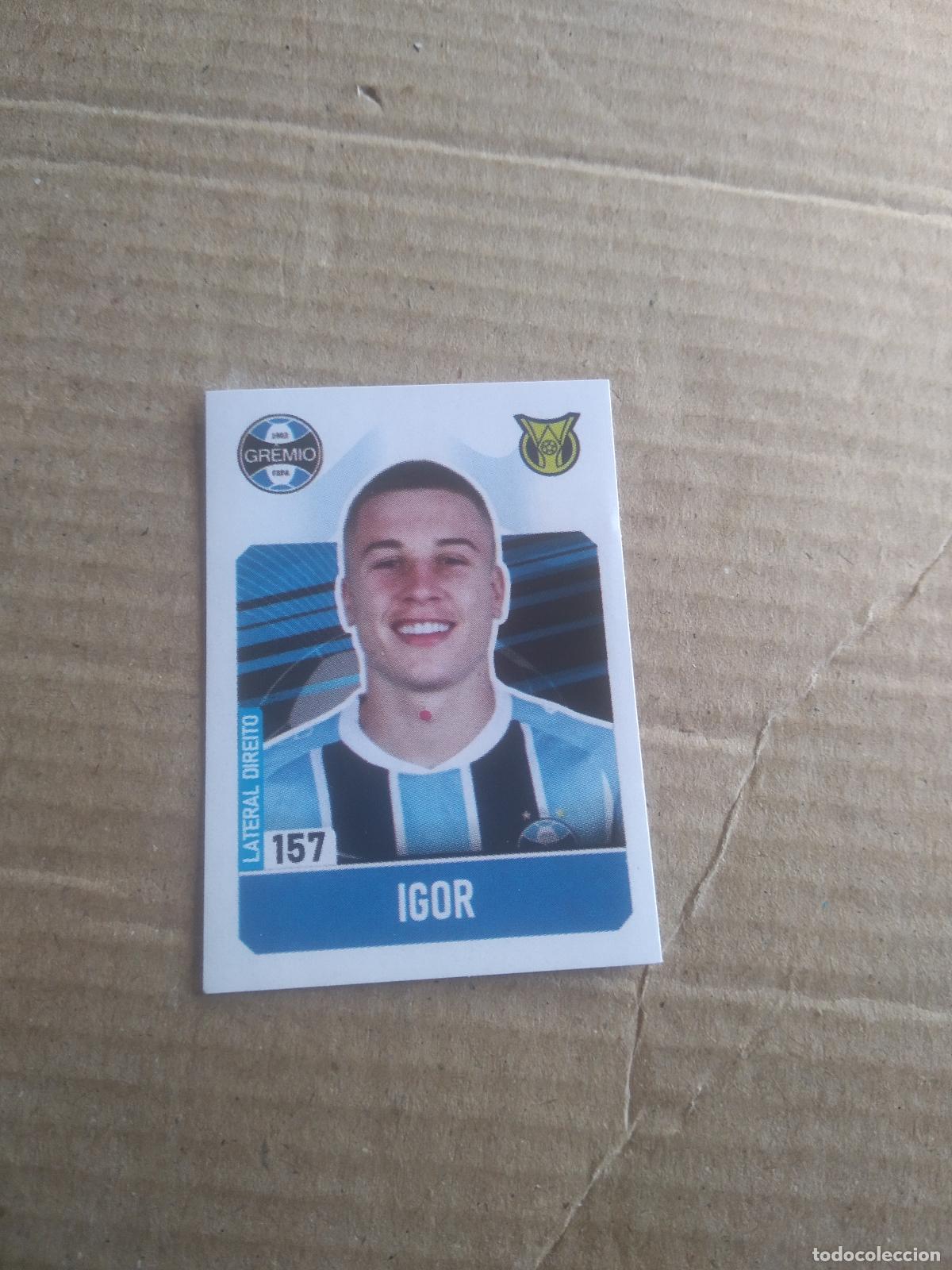 Cromos de f&uacute;tbol: 157 IGOR GREMIO CROMO FUTBOL LIGA BRASIL BRASILEIRAO