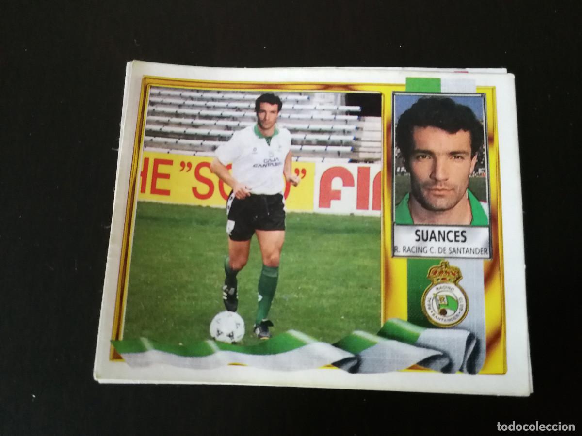 Cromos de f&uacute;tbol: Suances Racing de Santander Fichaje n&ordm; 2 bis editorial Este 95/96 despegado