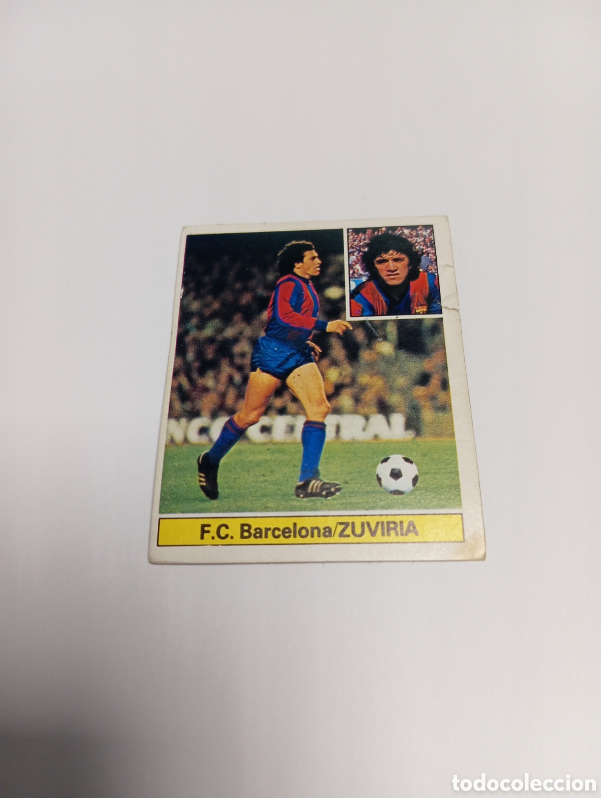 Cromos de f&uacute;tbol: ZUVIRIA Barcelona Liga Este 1981 1982 NUEVO 81 82 SIN PEGAR