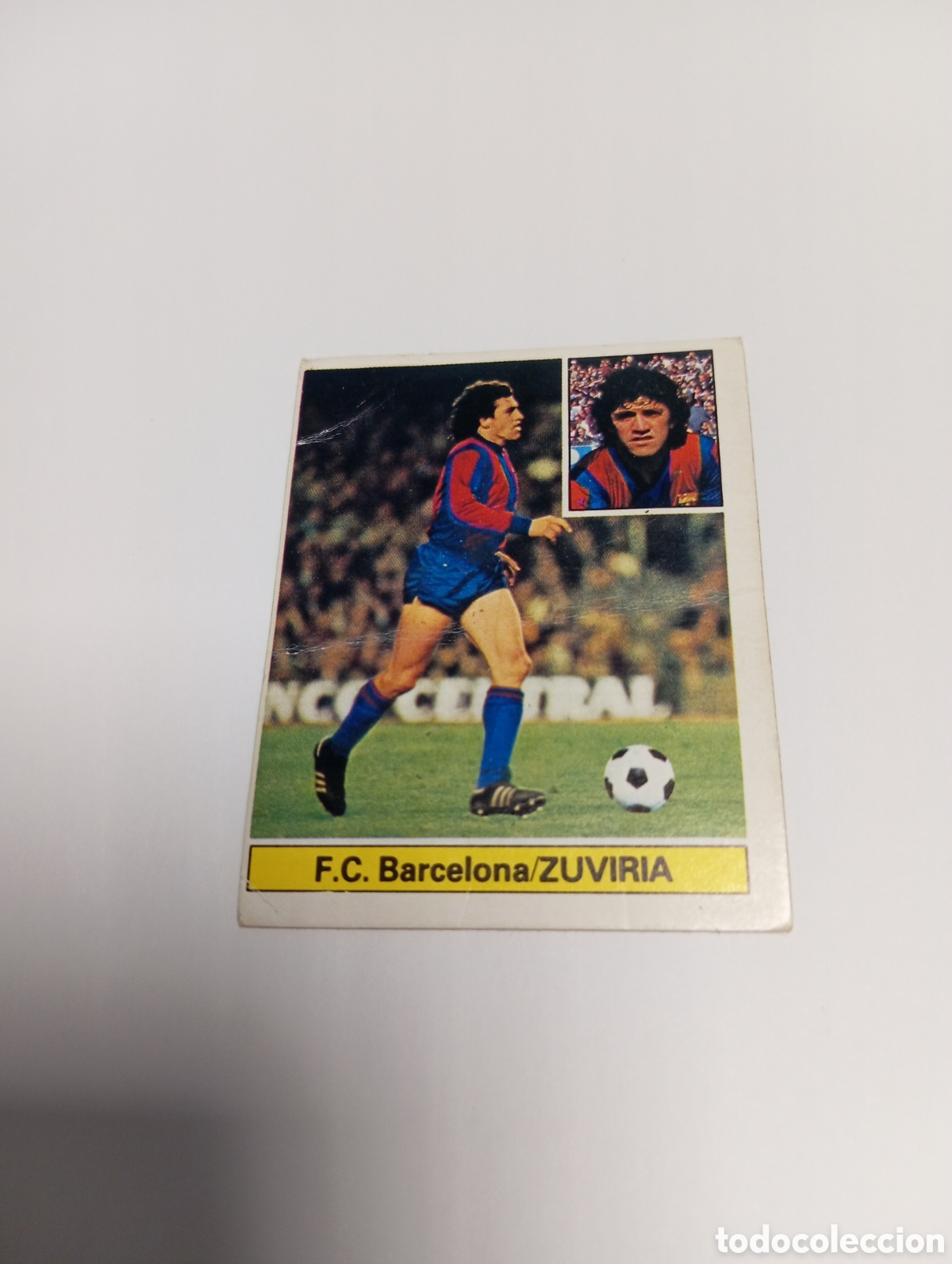 Cromos de f&uacute;tbol: ZUVIRIA Barcelona Liga Este 1981 1982 NUEVO 81 82 SIN PEGAR
