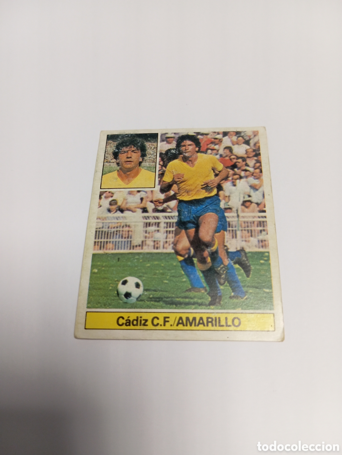 Cromos de f&uacute;tbol: AMARILLO C&aacute;diz Liga Este 1981 1982 RECUPERADO 81 82