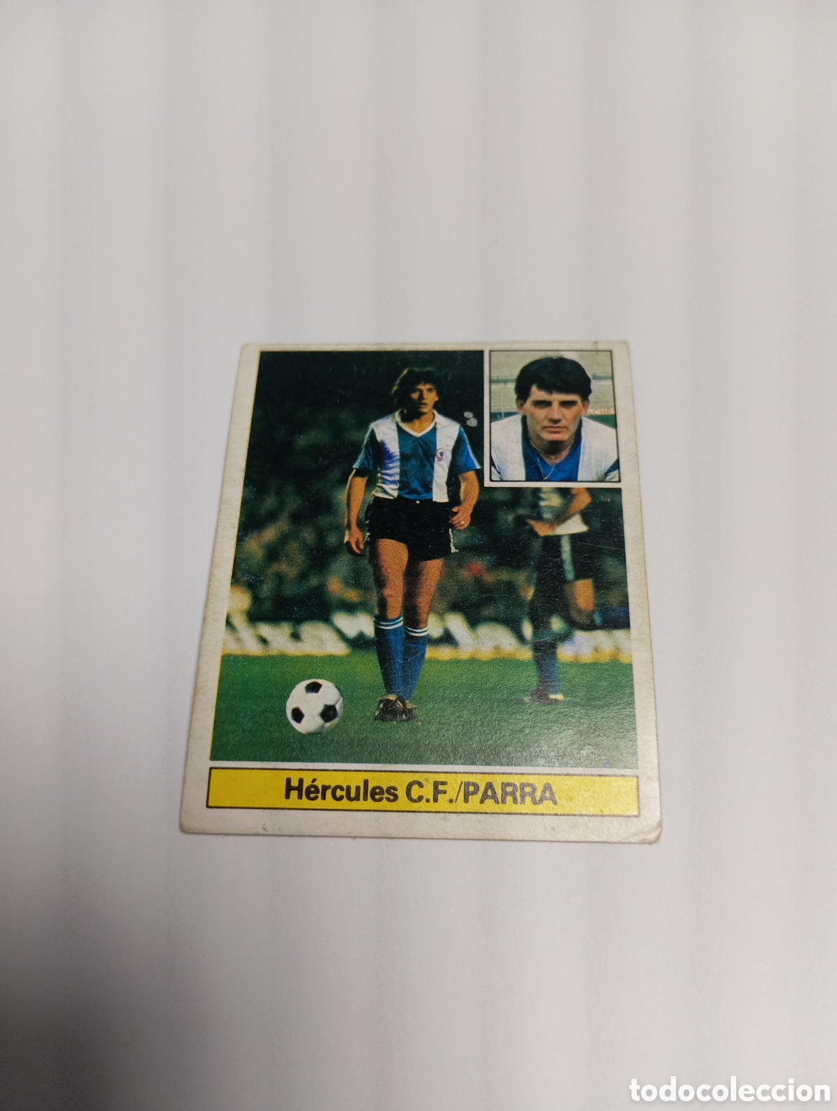 Cromos de f&uacute;tbol: PARRA H&eacute;rcules Liga Este 1981 1982 NUEVO 81 82 SIN PEGAR