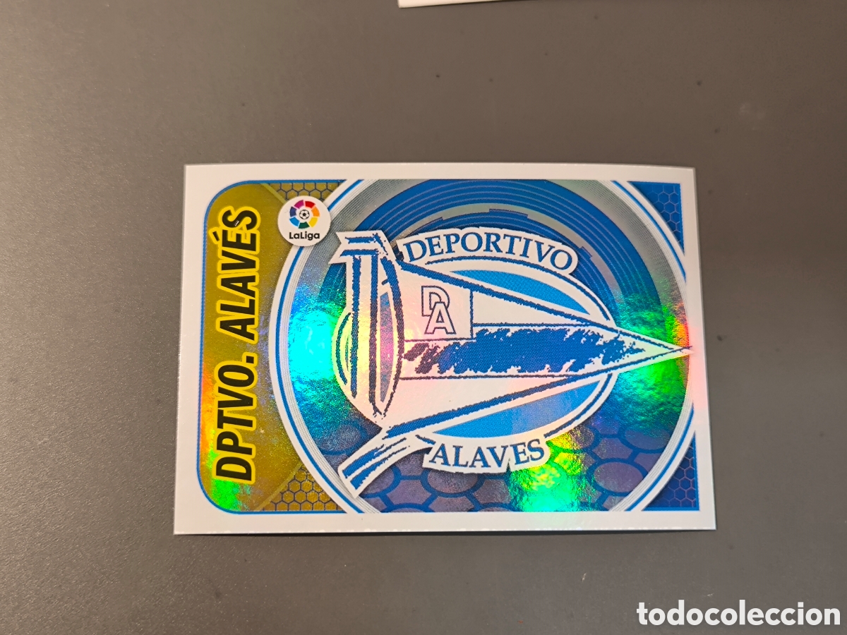 Cromos de f&uacute;tbol: ESCUDO ALAVES 1 Liga Este 16 17