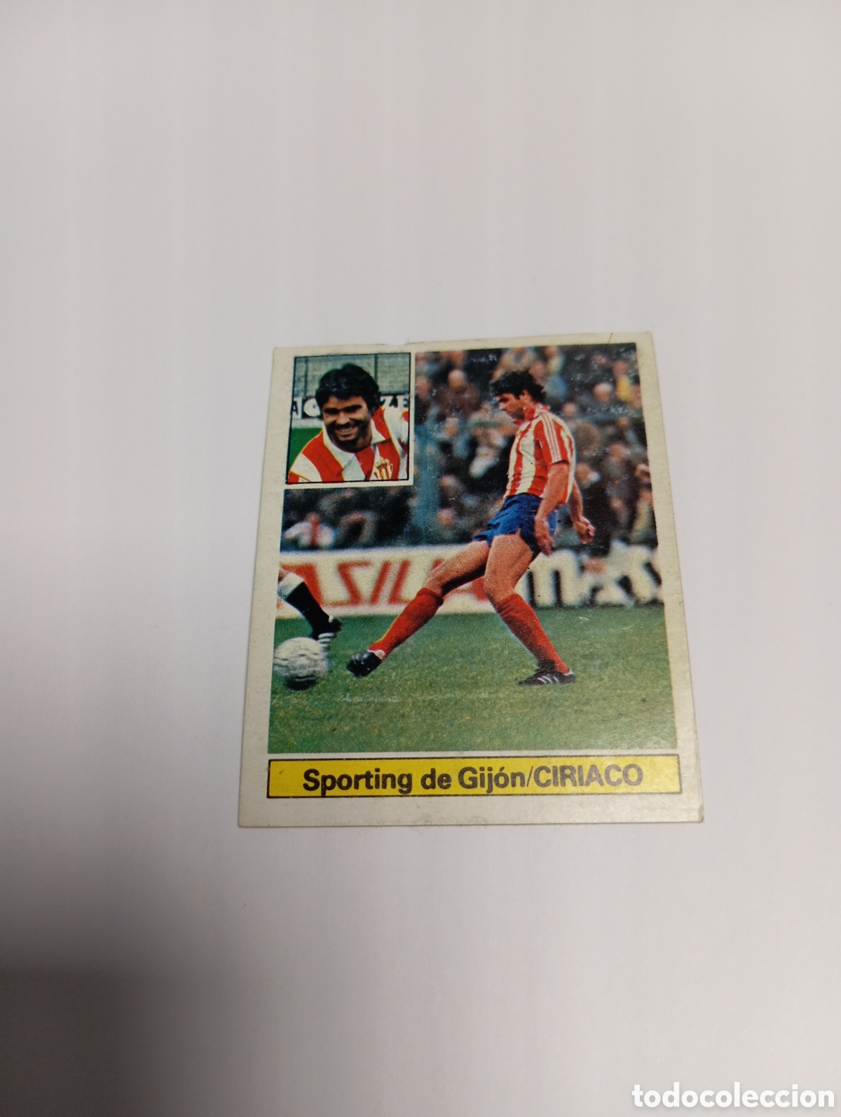 Cromos de f&uacute;tbol: CIRIACO Sporting de Gij&oacute;n Liga Este 1981 1982 RECUPERADO 81 82