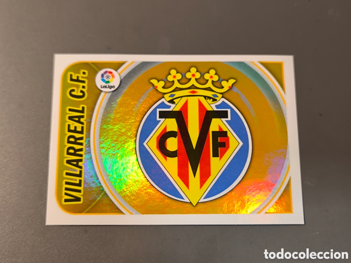 Cromos de f&uacute;tbol: ESCUDO VILLARREAL CF 39 Liga Este 16 17