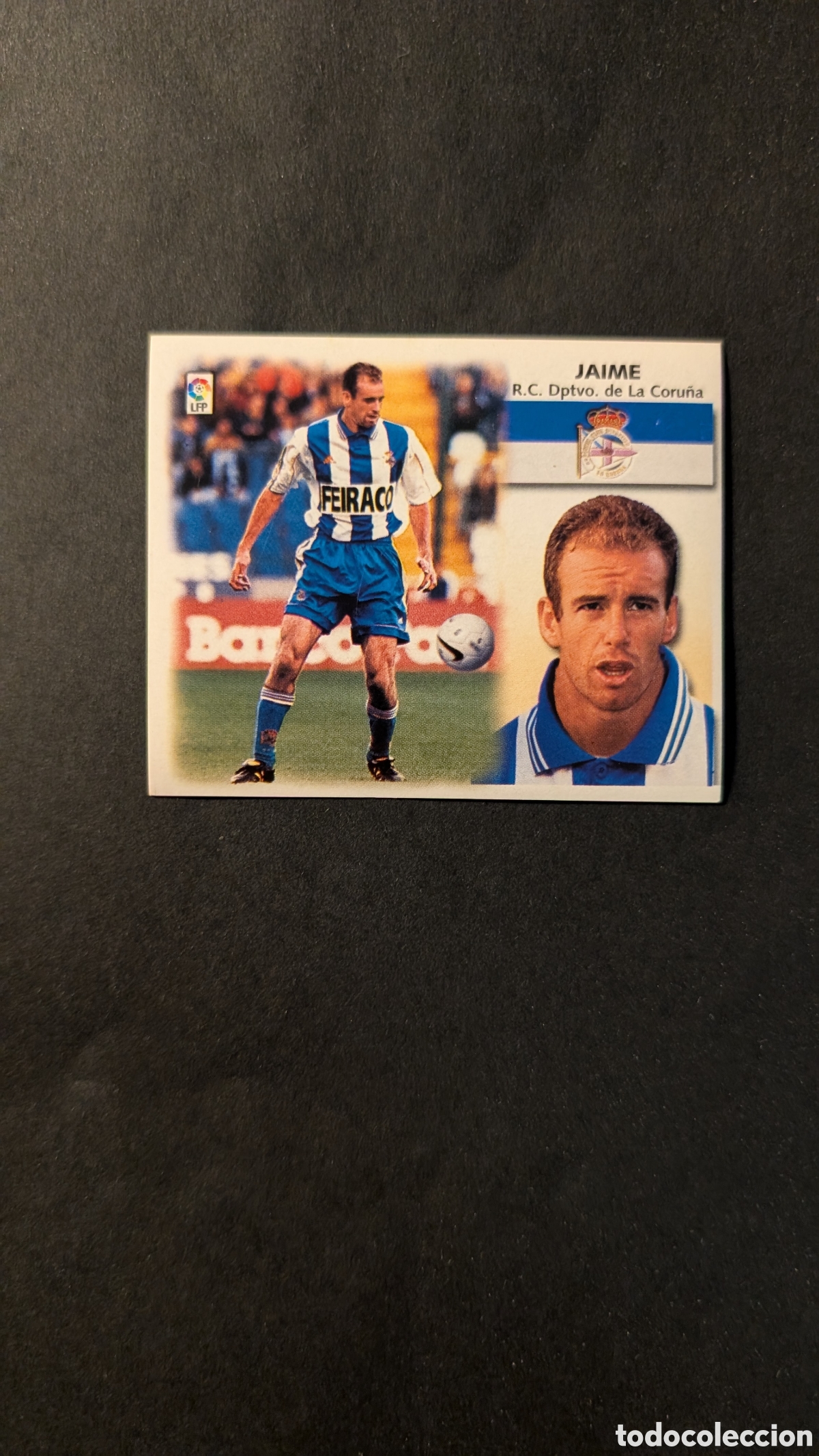 Cromos de f&uacute;tbol: L1 JAIME DEPORTIVO FICHAJE 10 LIGA ESTE 1999/00 99 00 NUNCA PEGADO SIN PEGAR