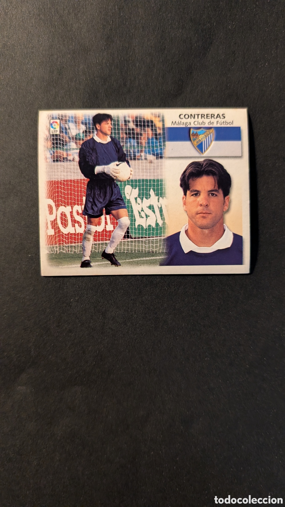 Cromos de f&uacute;tbol: L1 CONTRERAS MALAGA FICHAJE 13 LIGA ESTE 1999/00 99 00 NUNCA PEGADO SIN PEGAR