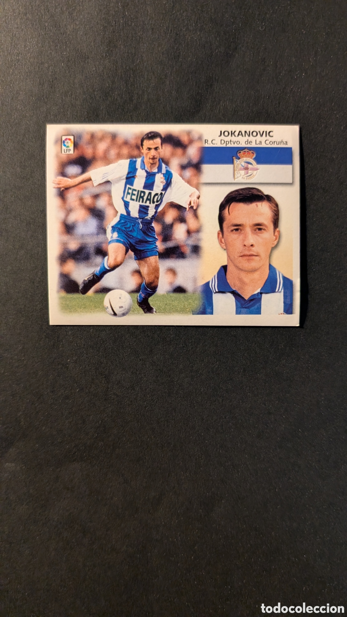 Cromos de f&uacute;tbol: L1 JOKANOVIC DEPORTIVO FICHAJE 18 LIGA ESTE 1999/00 99 00 NUNCA PEGADO SIN PEGAR