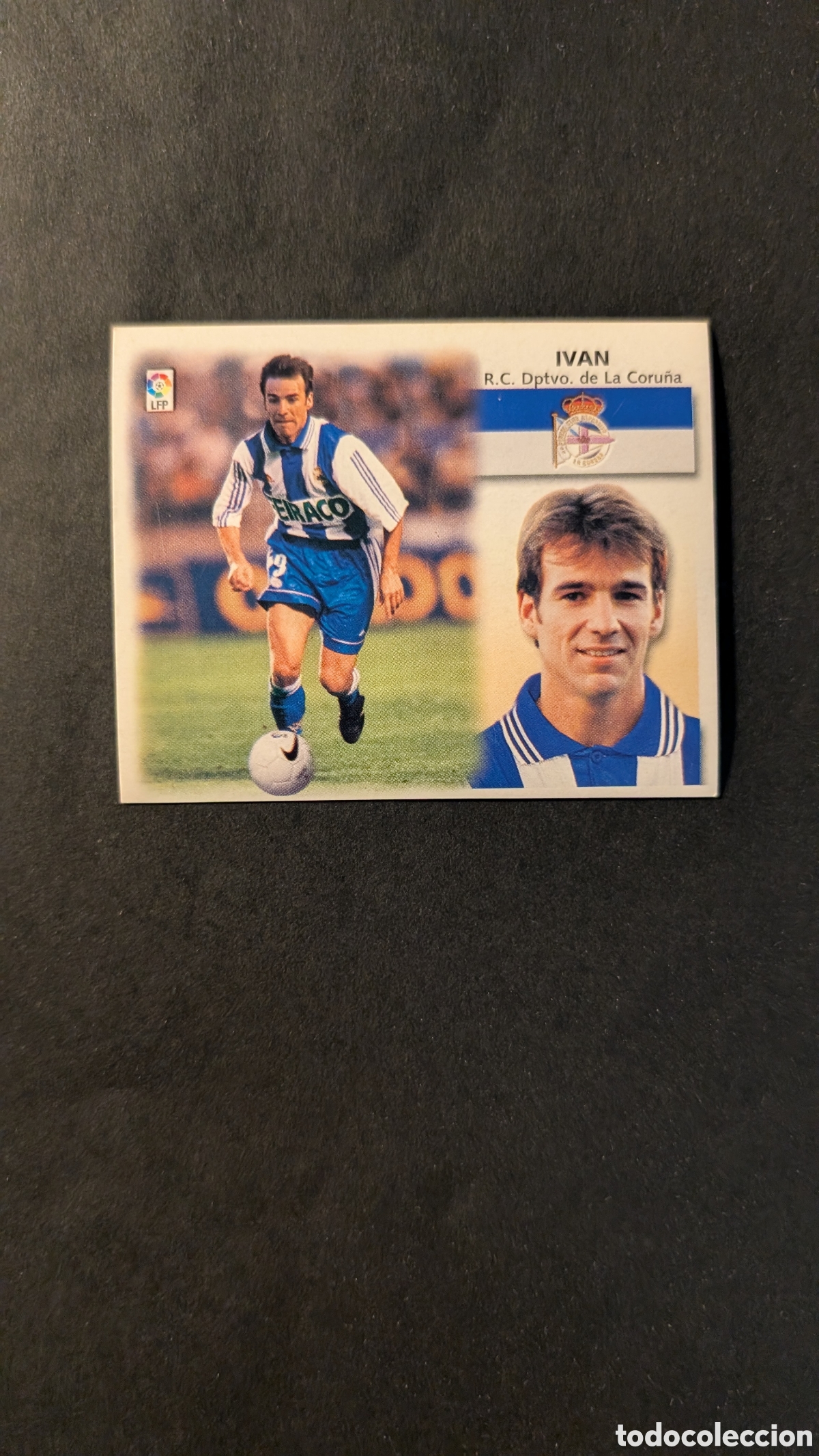 Cromos de f&uacute;tbol: L1 IVAN DEPORTIVO FICHAJE 20 LIGA ESTE 1999/00 99 00 NUNCA PEGADO SIN PEGAR