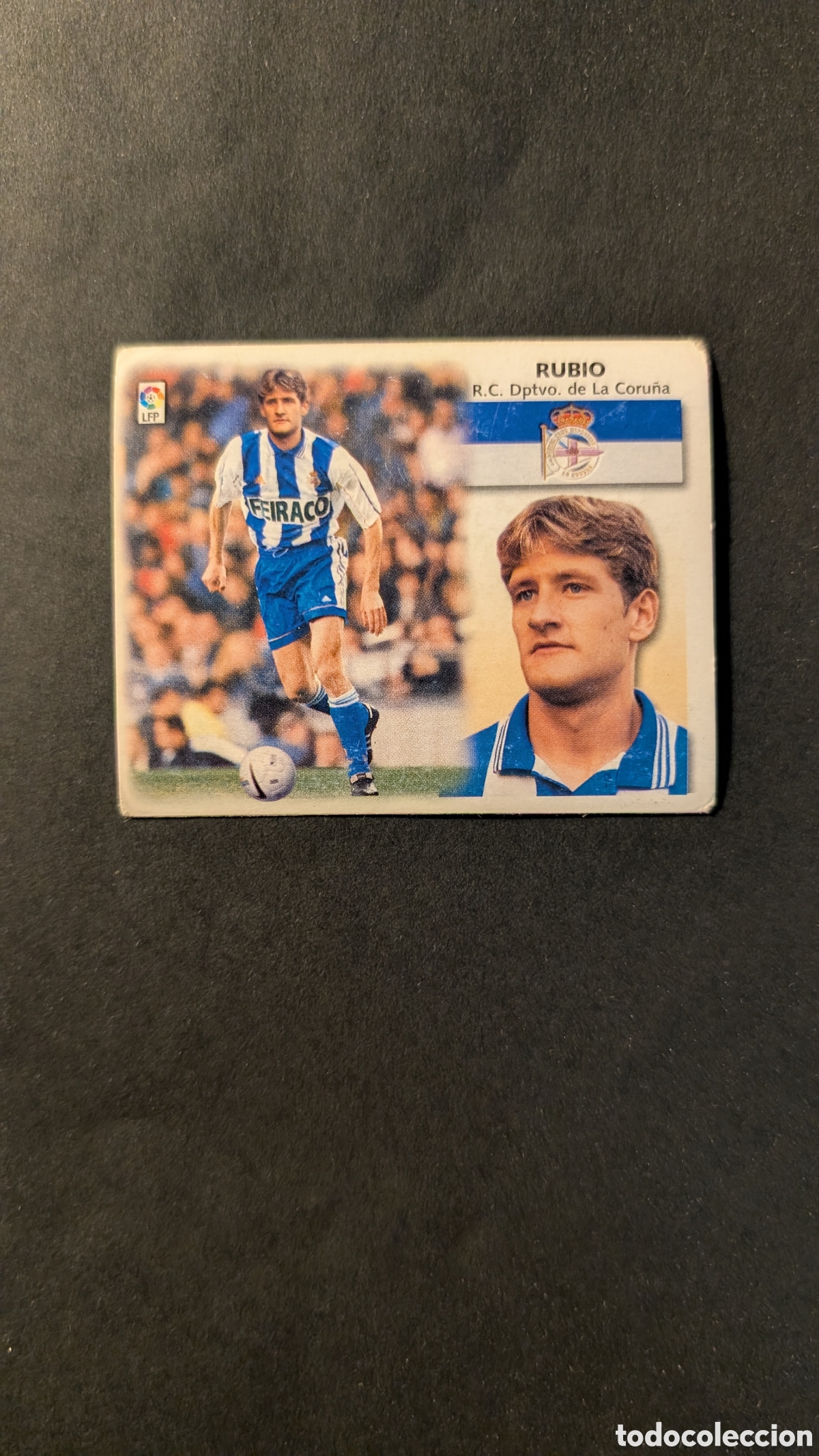 Cromos de f&uacute;tbol: L1 RUBIO DEPORTIVO FICHAJE 23 LIGA ESTE 1999/00 99 00 NUNCA PEGADO SIN PEGAR