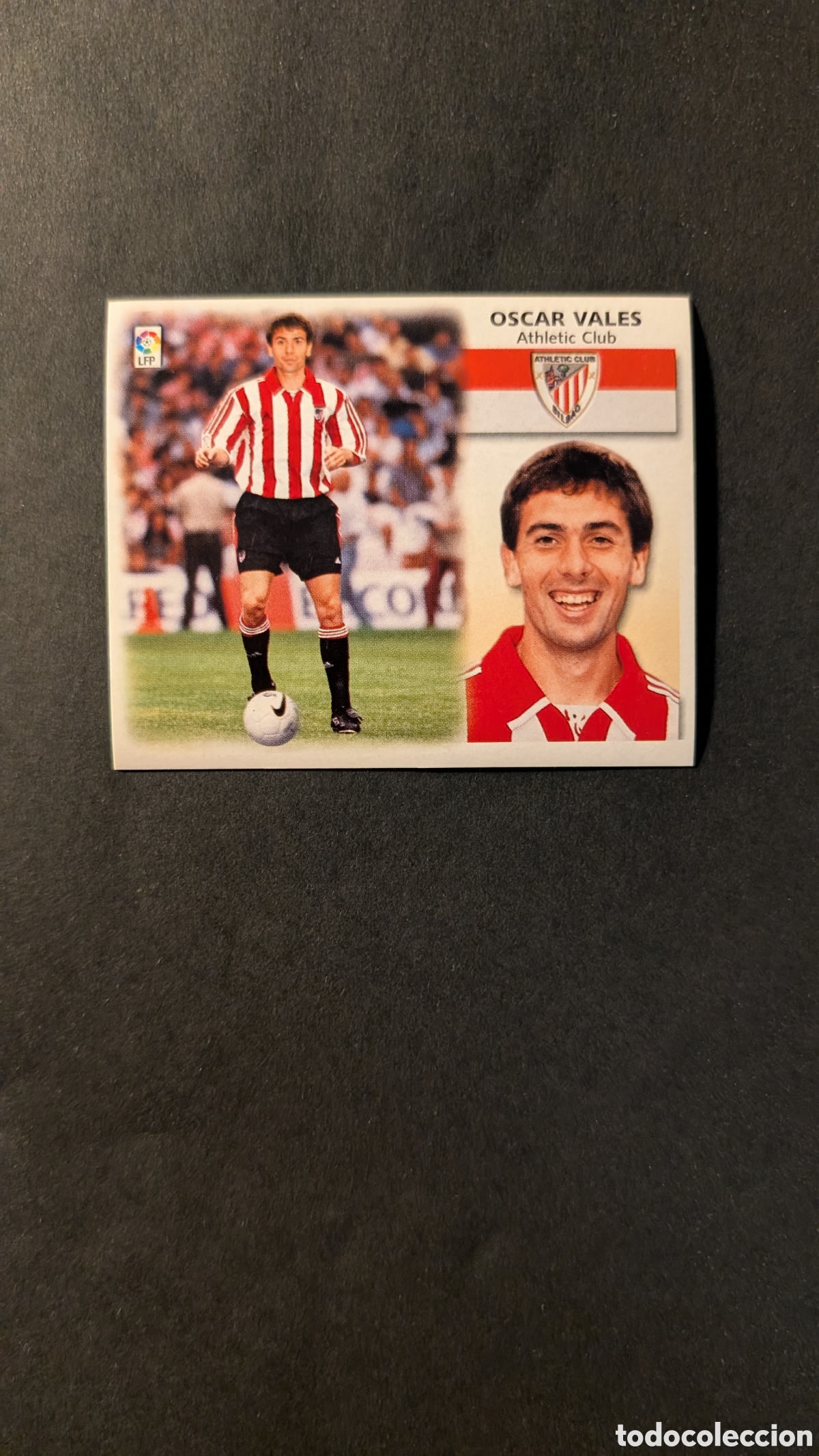 Cromos de f&uacute;tbol: L1 OSCAR VALES BILBAO COLOCA LIGA ESTE 1999/00 99 00 NUNCA PEGADO SIN PEGAR