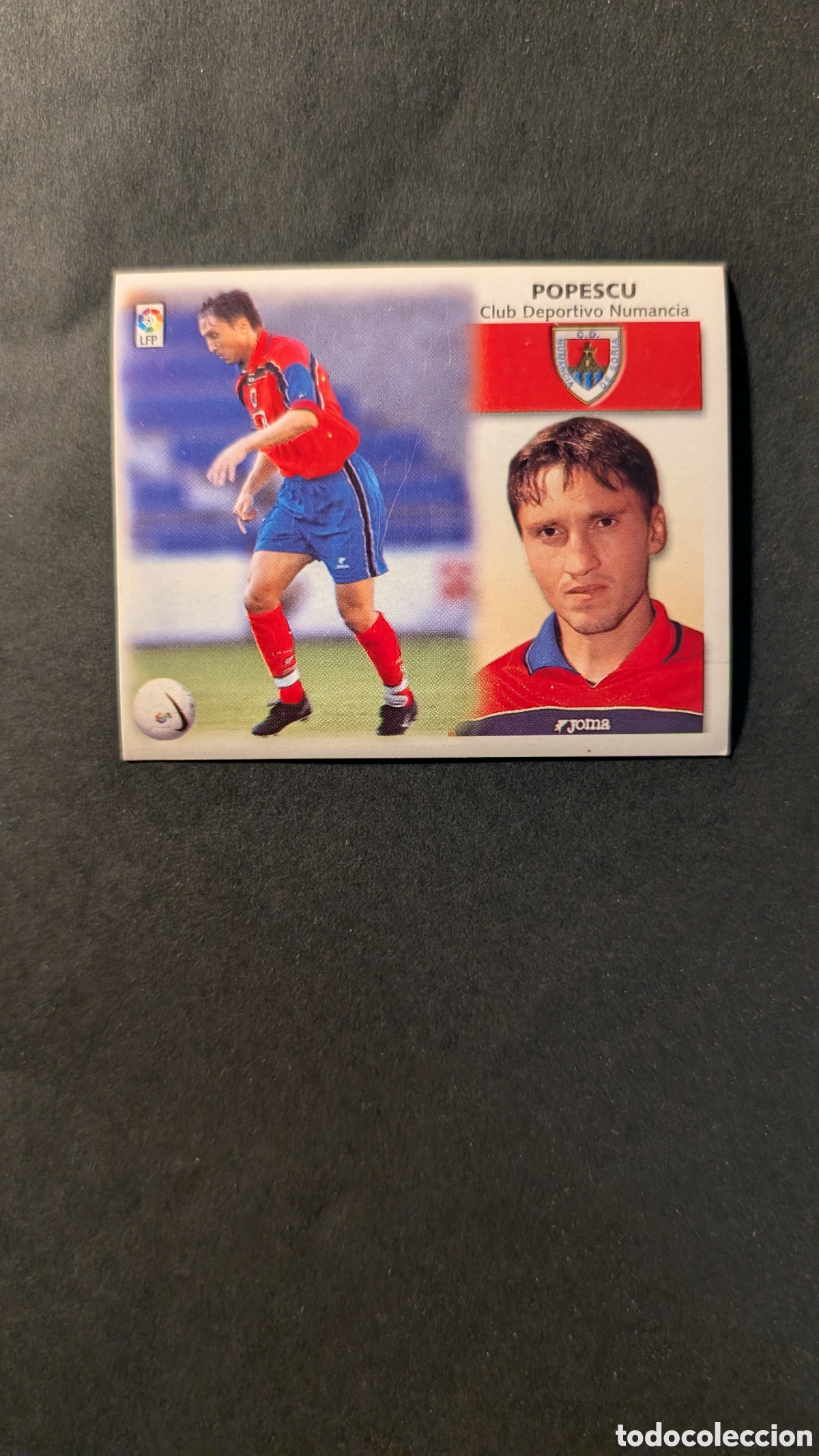 Cromos de f&uacute;tbol: L1 POPESCU NUMANCIA COLOCA LIGA ESTE 1999/00 99 00 NUNCA PEGADO SIN PEGAR