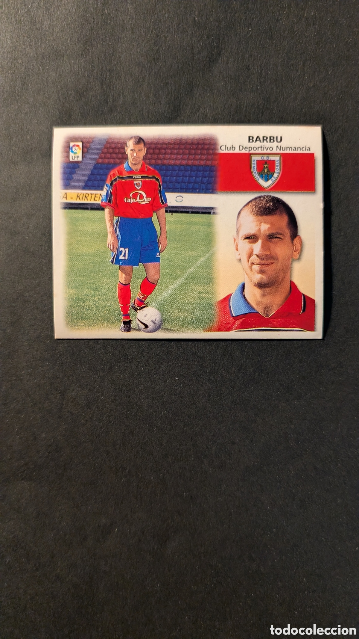 Cromos de f&uacute;tbol: L1 BARBU NUMANCIA COLOCA LIGA ESTE 1999/00 99 00 NUNCA PEGADO SIN PEGAR