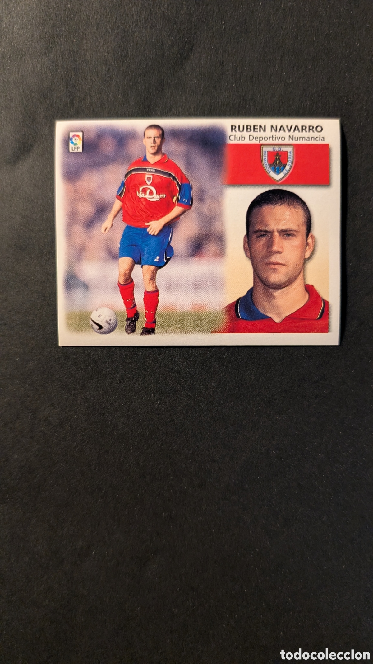 Cromos de f&uacute;tbol: L1 RUBEN NAVARRO NUMANCIA COLOCA LIGA ESTE 1999/00 99 00 NUNCA PEGADO SIN PEGAR