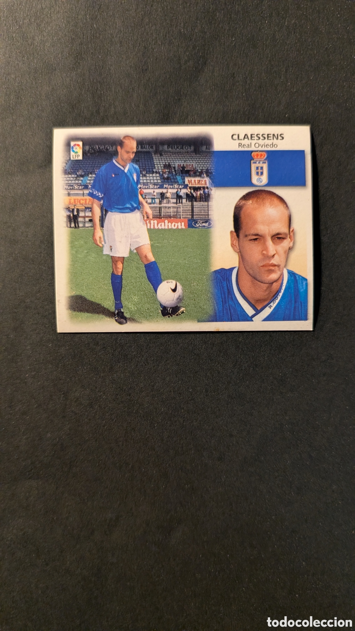 Cromos de f&uacute;tbol: L1 CLAESSENS OVIEDO COLOCA LIGA ESTE 1999/00 99 00 NUNCA PEGADO SIN PEGAR