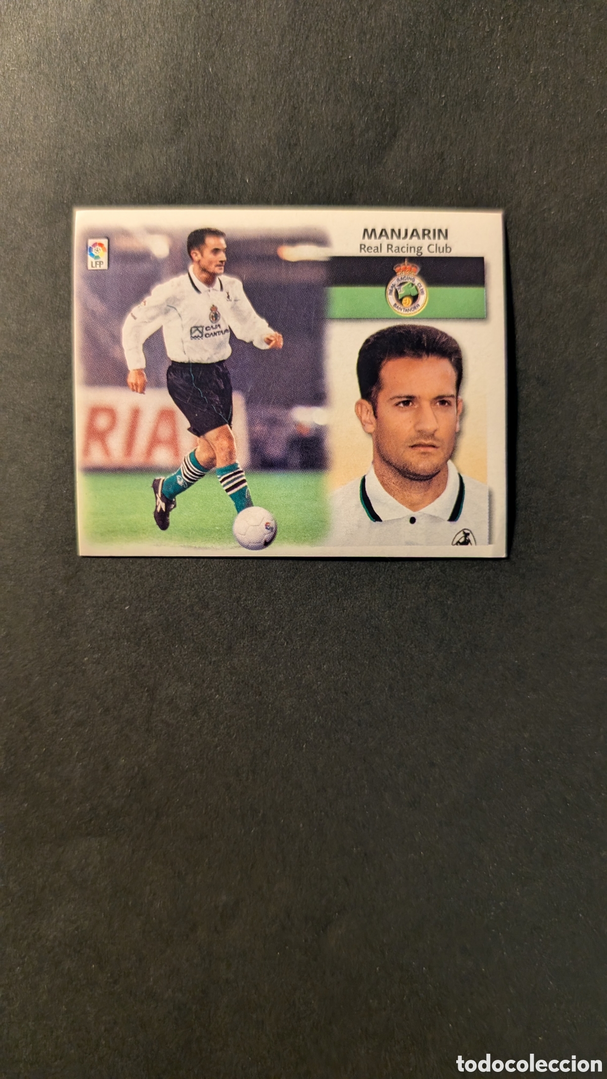 Cromos de f&uacute;tbol: L1 MANJARIN RACING SANTANDER COLOCA LIGA ESTE 1999/00 99 00 NUNCA PEGADO SIN PEGAR