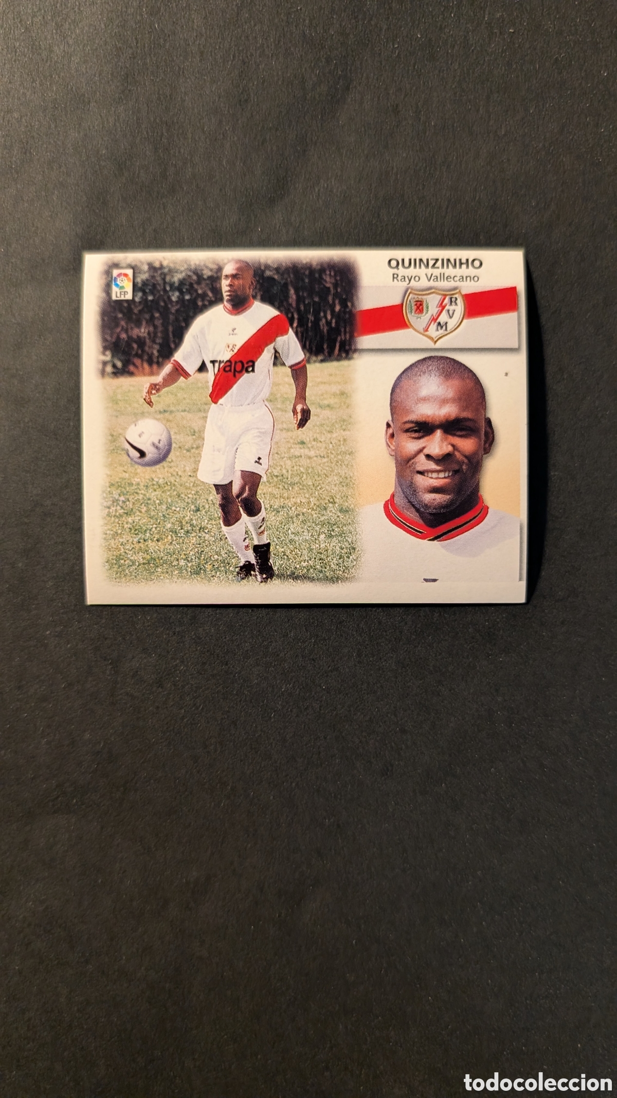 Cromos de f&uacute;tbol: L1 QUINZINHO RAYO VALLECANO COLOCA LIGA ESTE 1999/00 99 00 NUNCA PEGADO SIN PEGAR