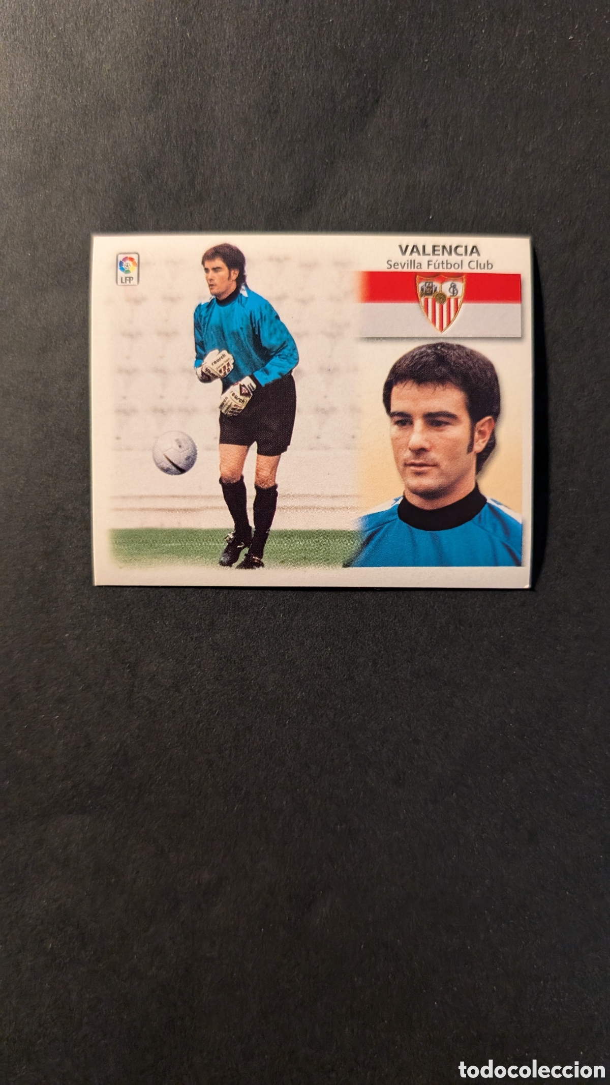 Cromos de f&uacute;tbol: L1 VALENCIA SEVILLA COLOCA LIGA ESTE 1999/00 99 00 NUNCA PEGADO SIN PEGAR