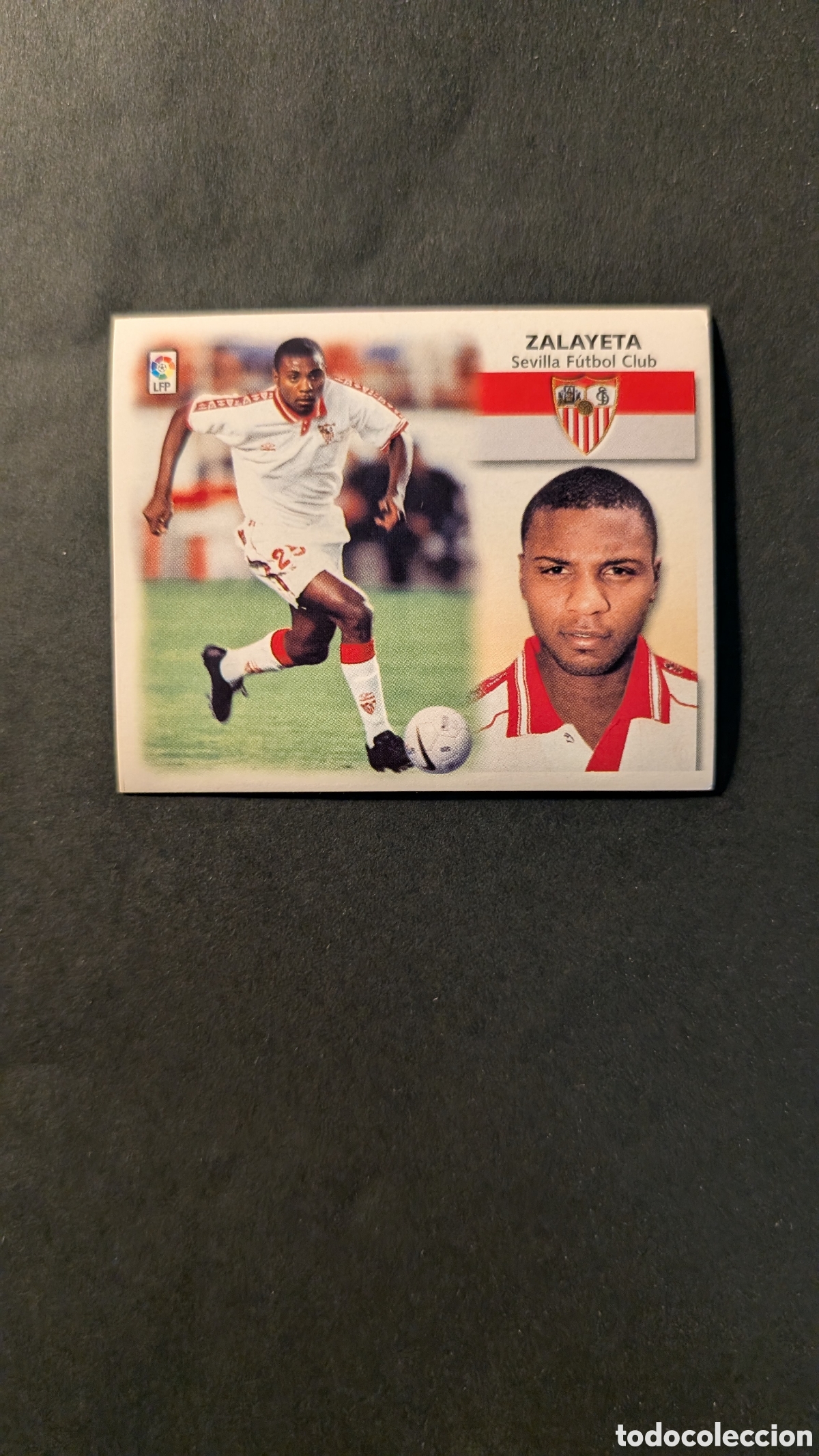 Cromos de f&uacute;tbol: L1 ZALAYETA SEVILLA COLOCA LIGA ESTE 1999/00 99 00 NUNCA PEGADO SIN PEGAR