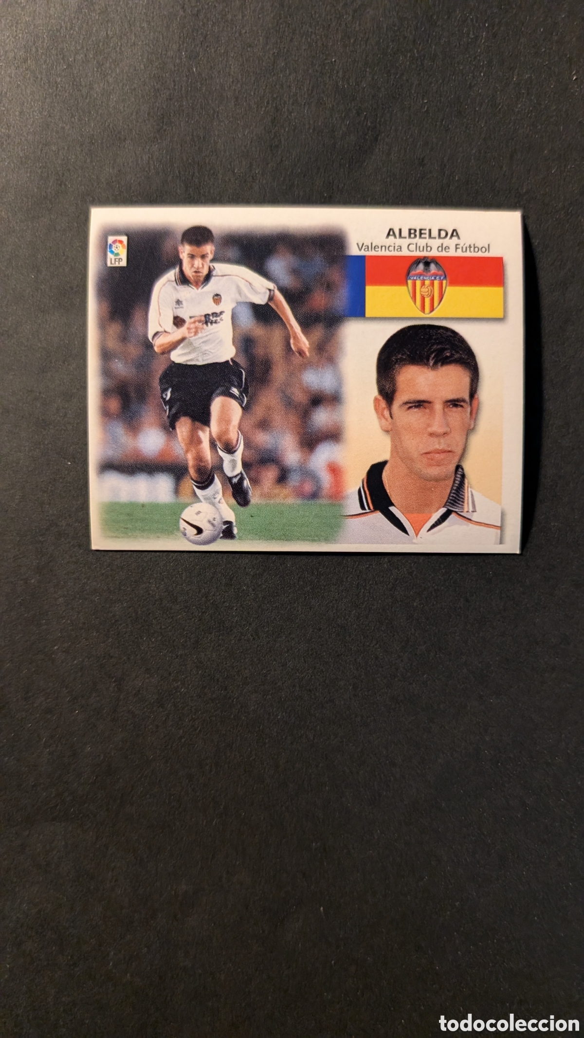 Cromos de f&uacute;tbol: L1 ALBELDA VALENCIA COLOCA LIGA ESTE 1999/00 99 00 NUNCA PEGADO SIN PEGAR
