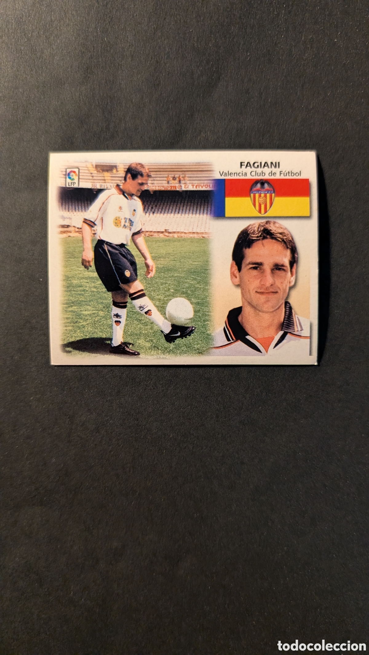 Cromos de f&uacute;tbol: L1 FAGIANI VALENCIA COLOCA LIGA ESTE 1999/00 99 00 NUNCA PEGADO SIN PEGAR