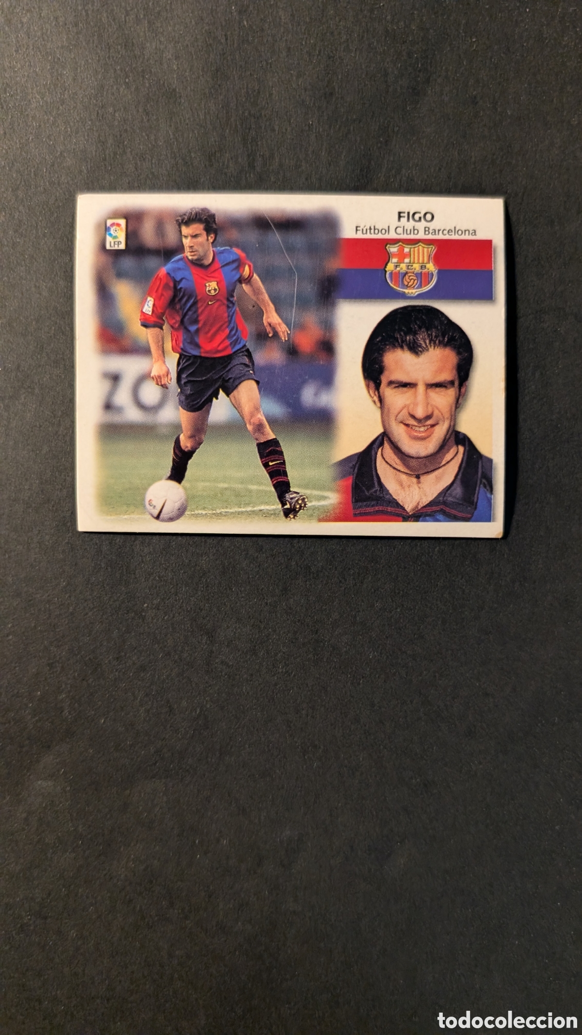 Football Stickers: L1 FIGO BARCELONA LIGA ESTE 1999/00 99 00 NUNCA PEGADO SIN PEGAR