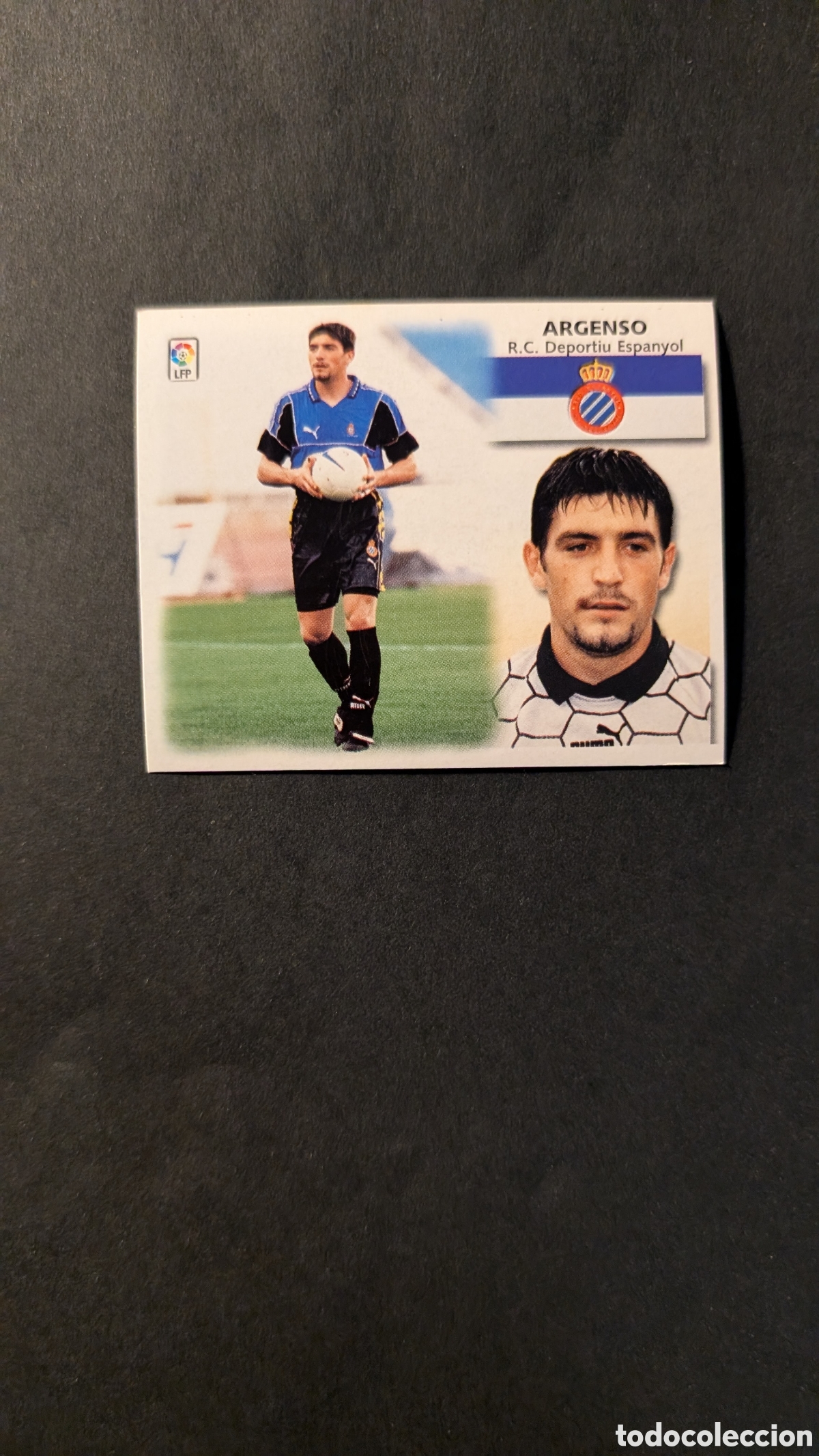 Cromos de Futebol: L1 ARGENSO ESPANYOL BAJA LIGA ESTE 1999/00 99 00 NUNCA PEGADO SIN PEGAR