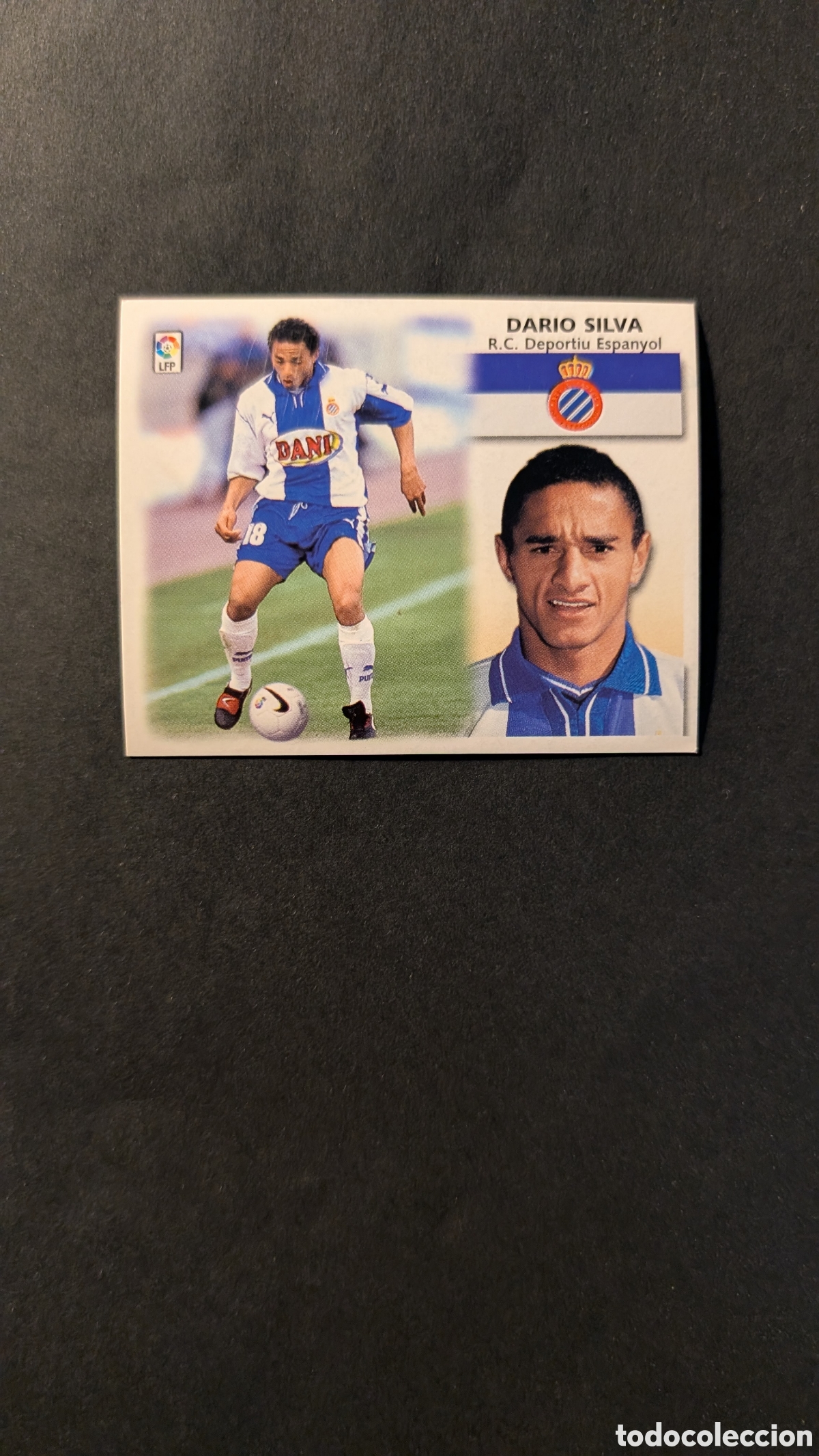 Cromos de Futebol: L1 DARIO SILVA ESPANYOL BAJA LIGA ESTE 1999/00 99 00 NUNCA PEGADO SIN PEGAR
