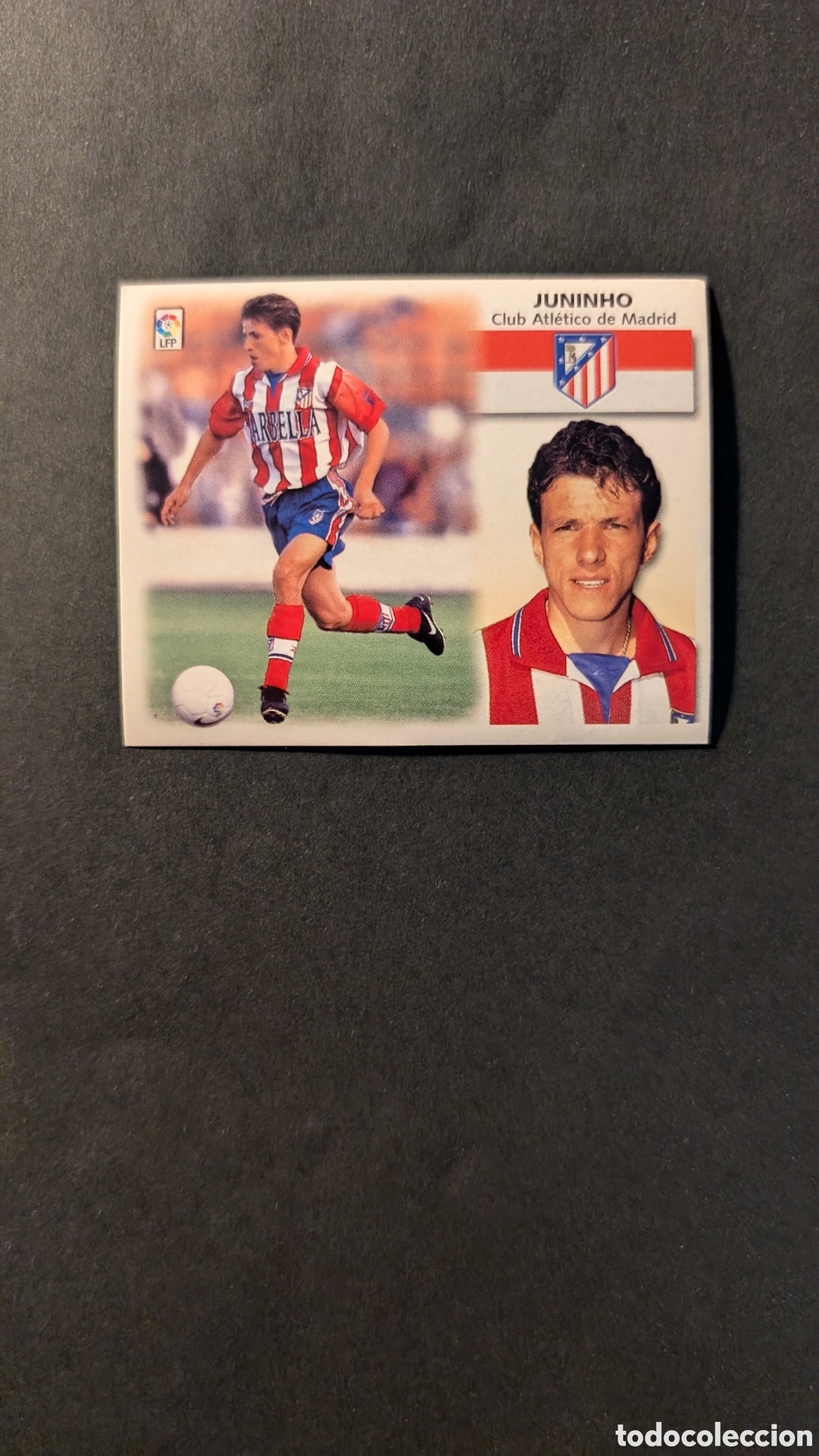 Cromos de Futebol: L1 JUNINHO ATLETICO MADRID BAJA LIGA ESTE 1999/00 99 00 NUNCA PEGADO SIN PEGAR