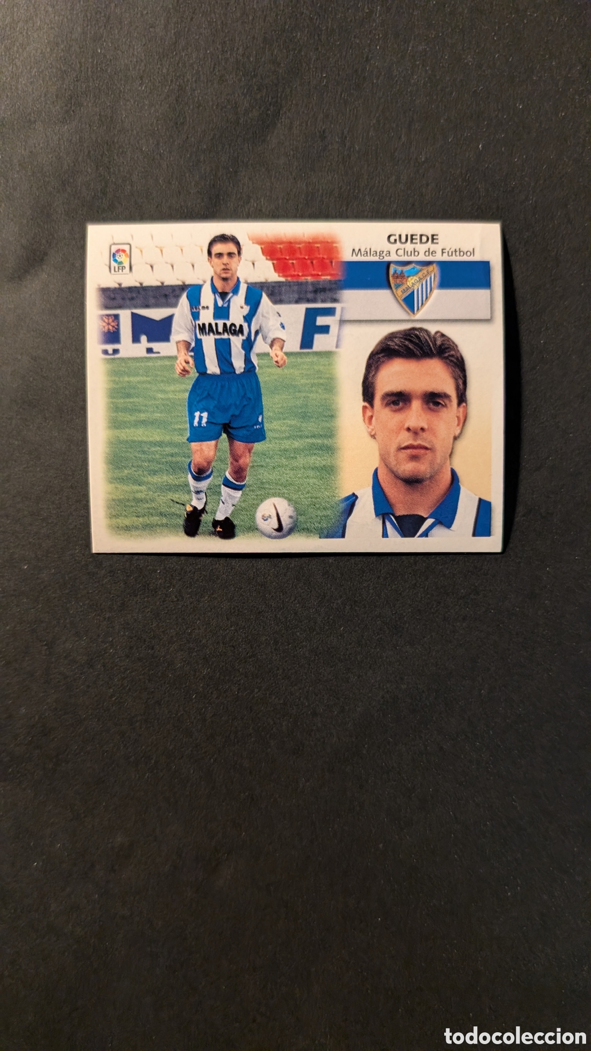Cromos de Futebol: L1 GUEDE MALAGA BAJA LIGA ESTE 1999/00 99 00 NUNCA PEGADO SIN PEGAR