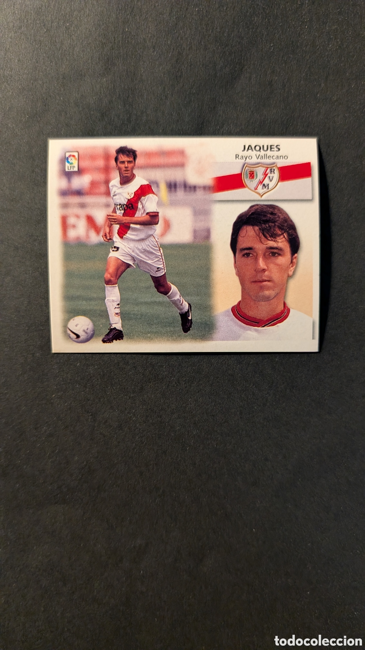 Cromos de Futebol: L1 JAQUES RAYO VALLECANO BAJA LIGA ESTE 1999/00 99 00 NUNCA PEGADO SIN PEGAR