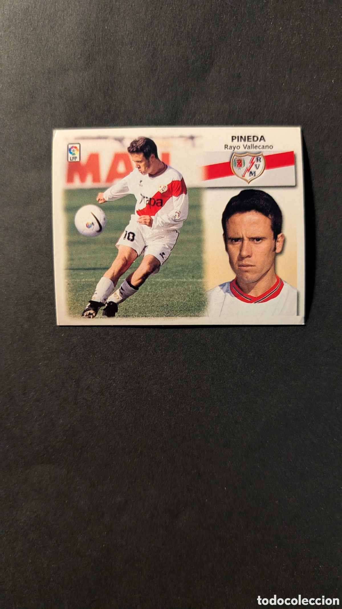 Cromos de Futebol: L1 PINEDA RAYO VALLECANO BAJA LIGA ESTE 1999/00 99 00 NUNCA PEGADO SIN PEGAR