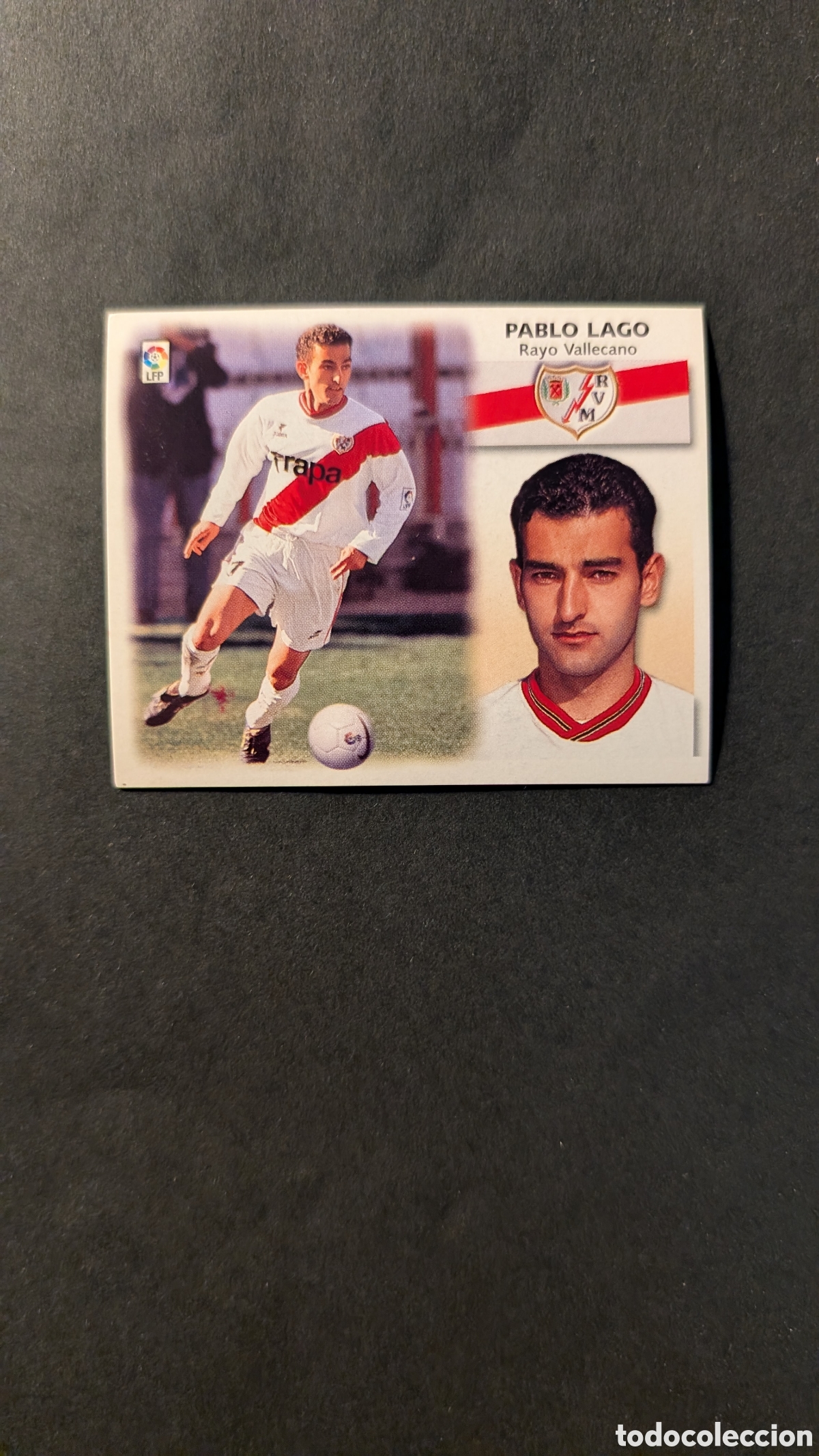 Cromos de Futebol: L1 PABLO LAGO RAYO VALLECANO BAJA LIGA ESTE 1999/00 99 00 NUNCA PEGADO SIN PEGAR
