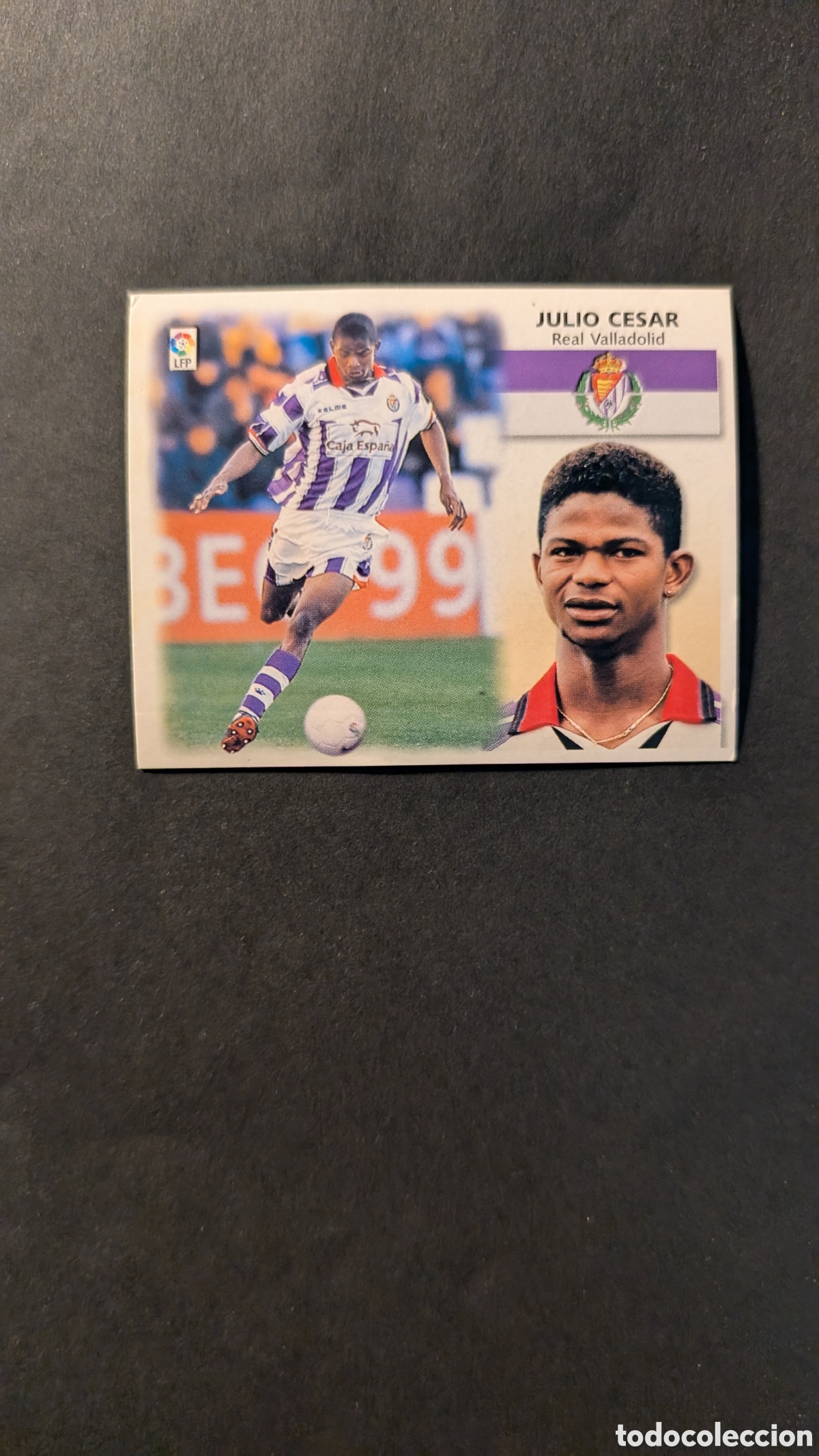 Football Stickers: L1 JULIO CESAR VALLADOLID BAJA LIGA ESTE 1999/00 99 00 NUNCA PEGADO SIN PEGAR