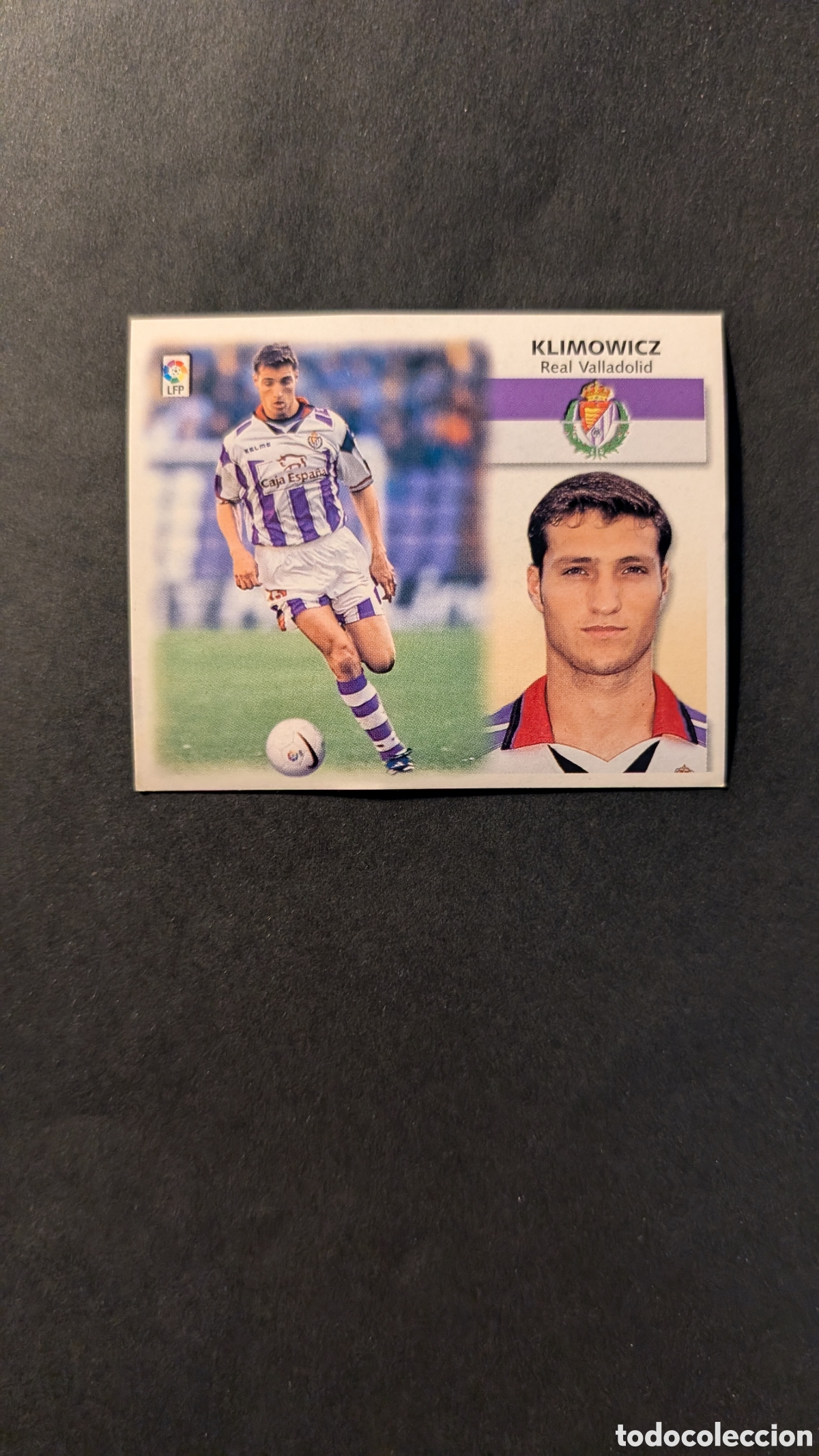 Football Stickers: L1 KLIMOWICZ VALLADOLID BAJA LIGA ESTE 1999/00 99 00 NUNCA PEGADO SIN PEGAR