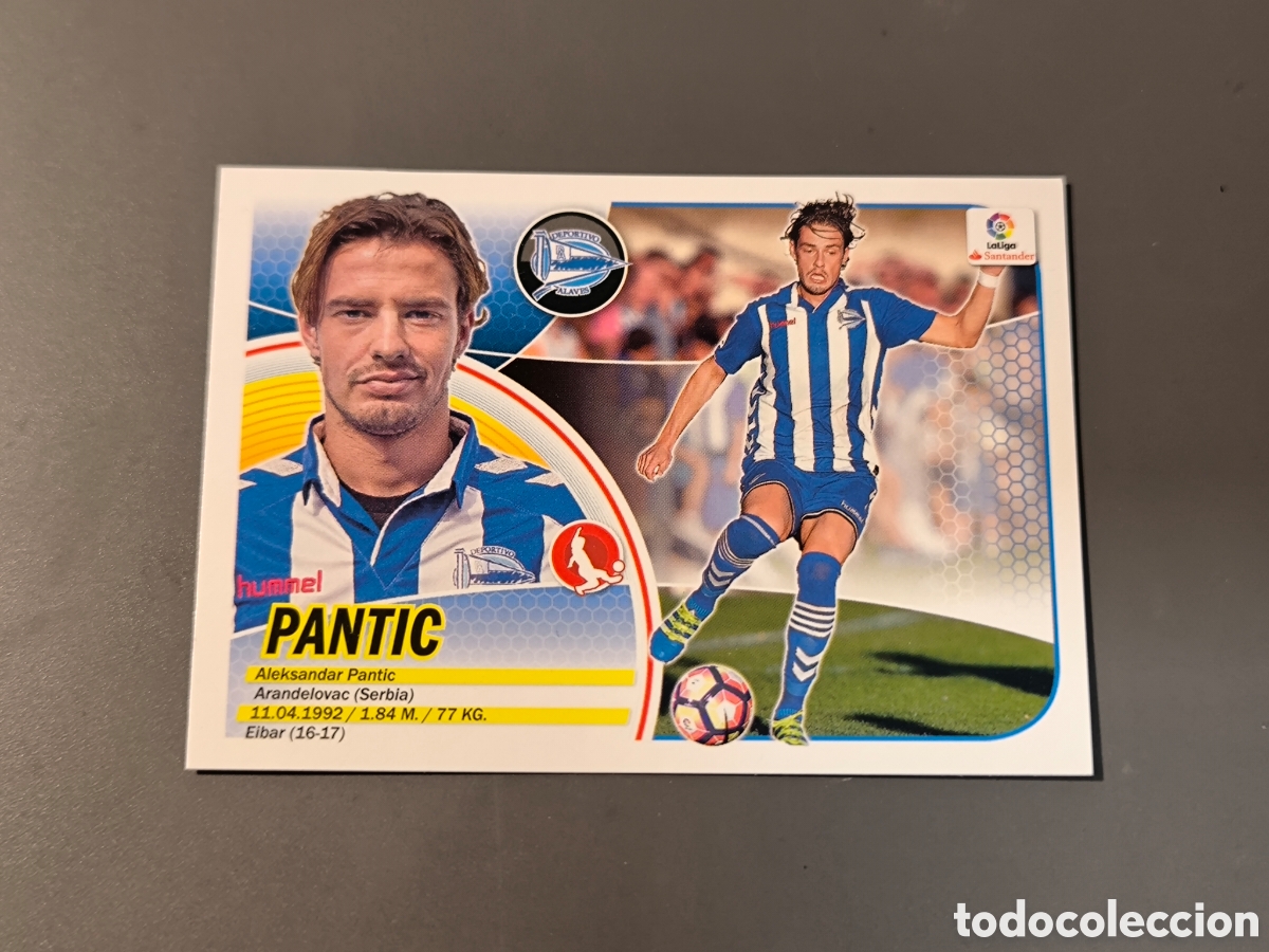Cromos de f&uacute;tbol: PANTIC 3 BIS Alav&eacute;s Liga Este 16 17